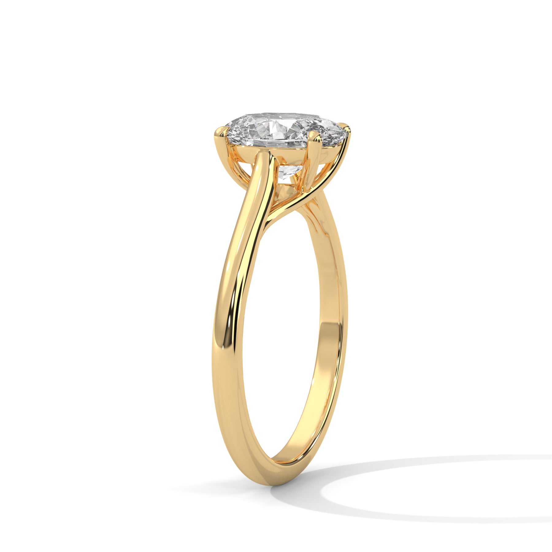 14K Yellow Gold 18K Yellow Gold Oval