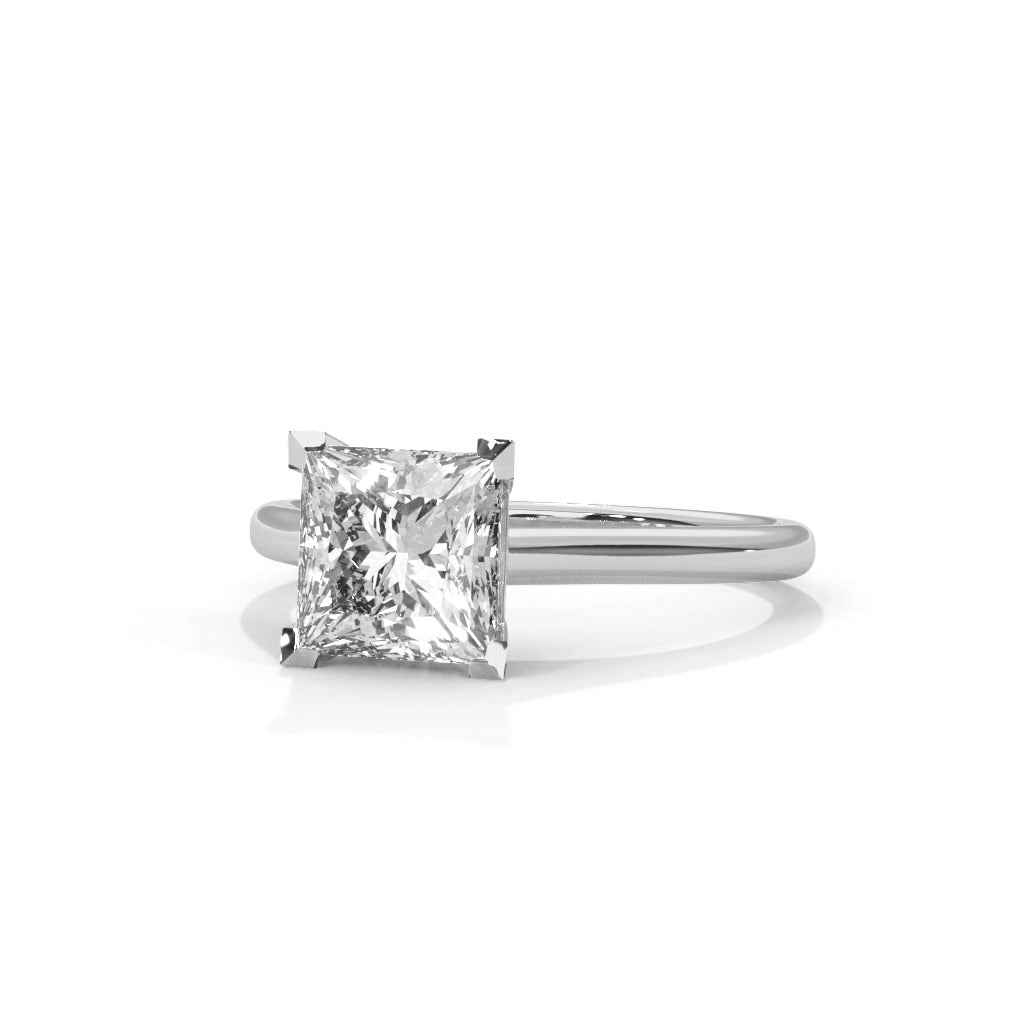14K White Gold 18K White Gold Platinum Princess