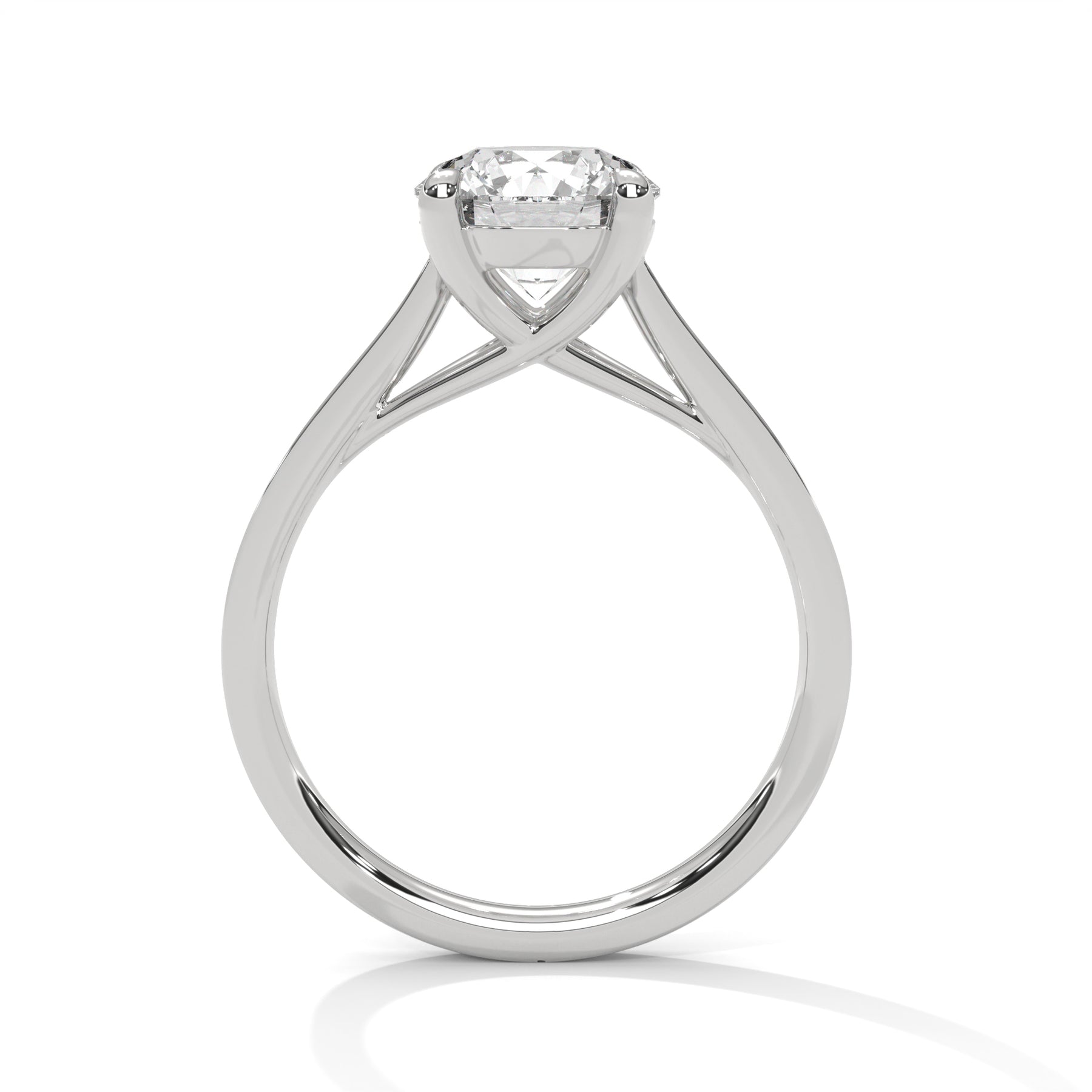 14K White Gold 18K White Gold Platinum Round