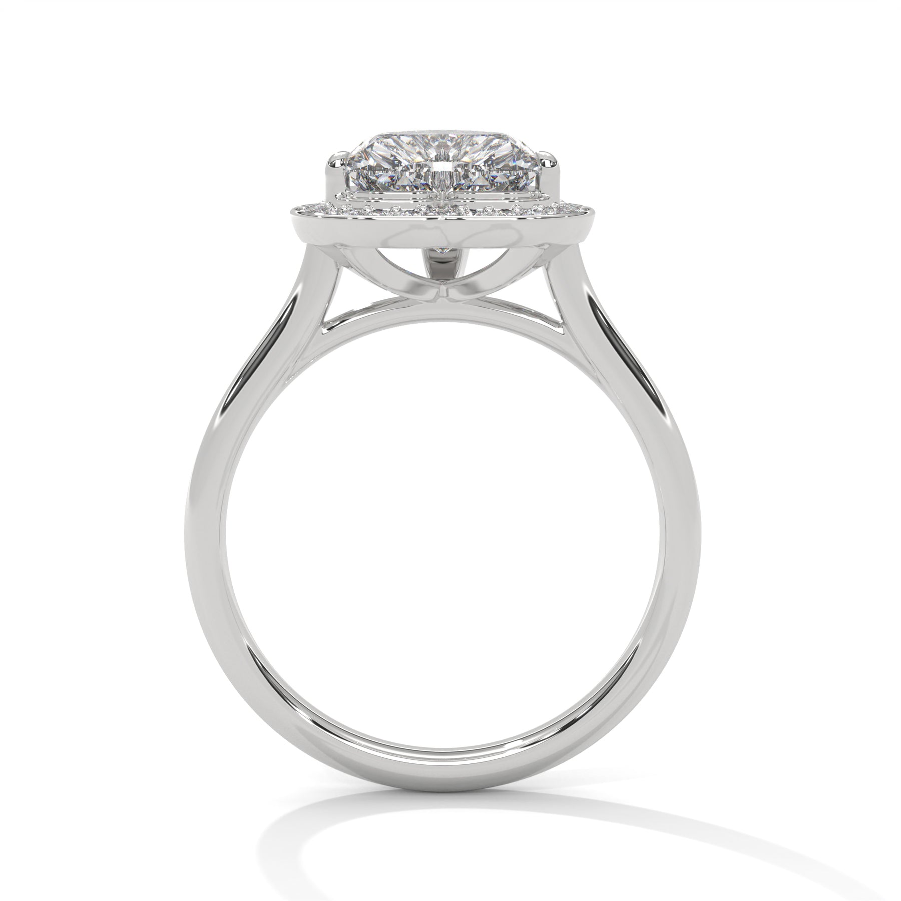 14K White Gold 18K White Gold Platinum Heart