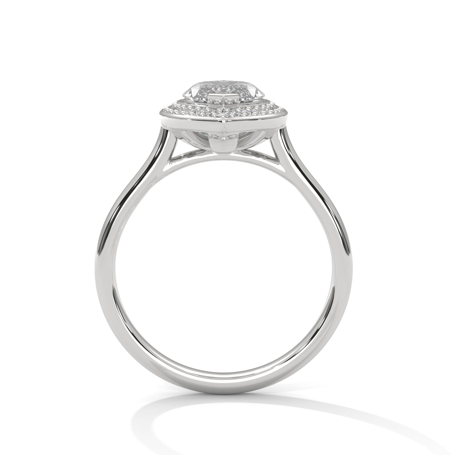 14K White Gold 18K White Gold Platinum Marquise