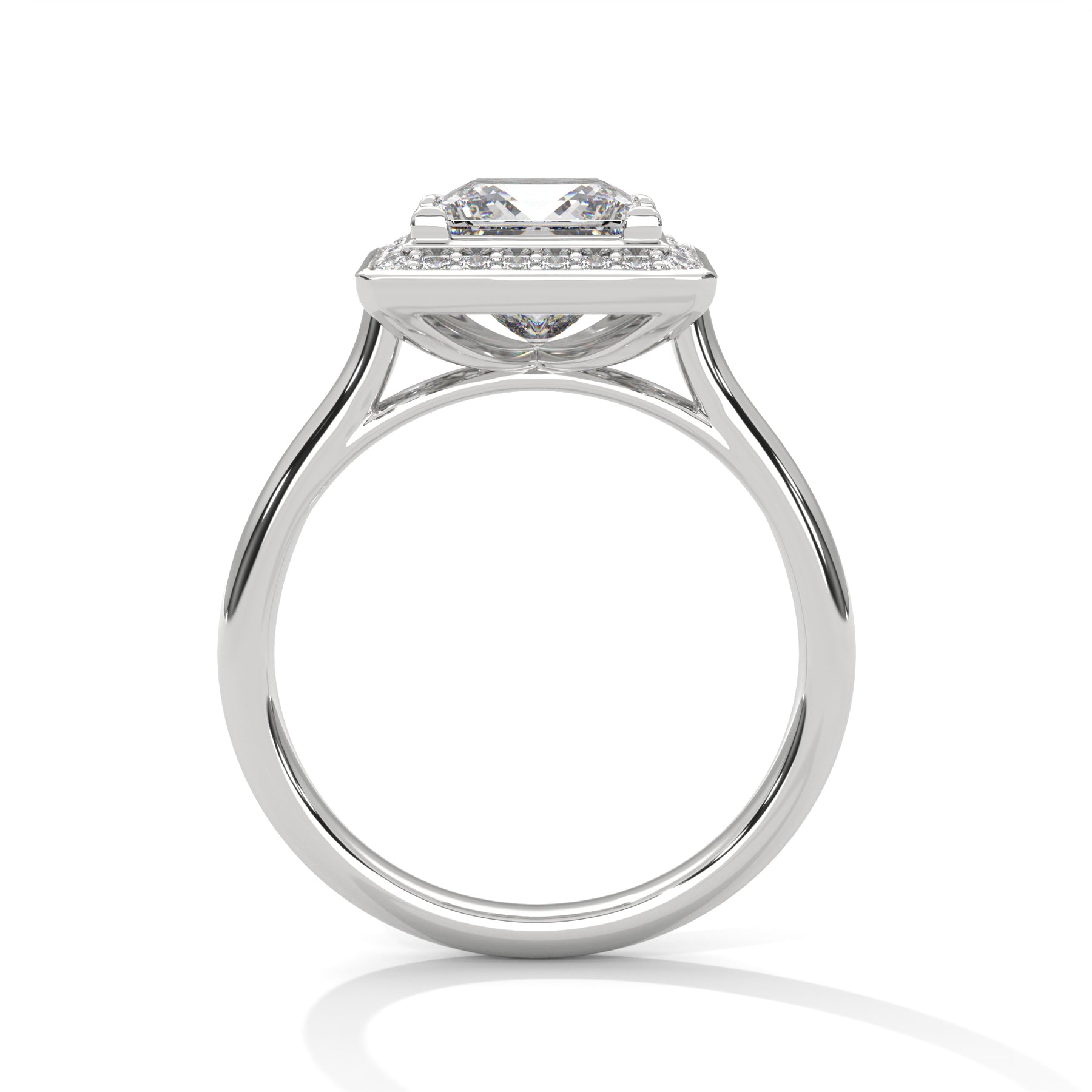 14K White Gold 18K White Gold Platinum Princess
