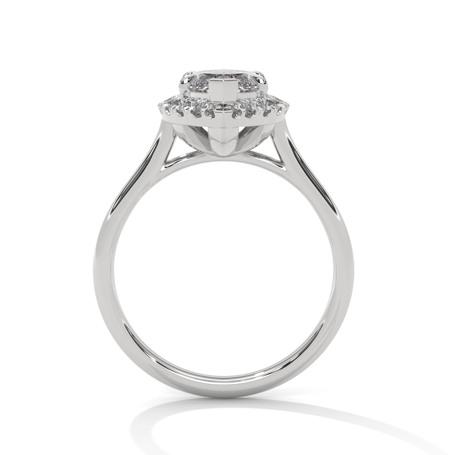 14K White Gold 18K White Gold Platinum Marquise
