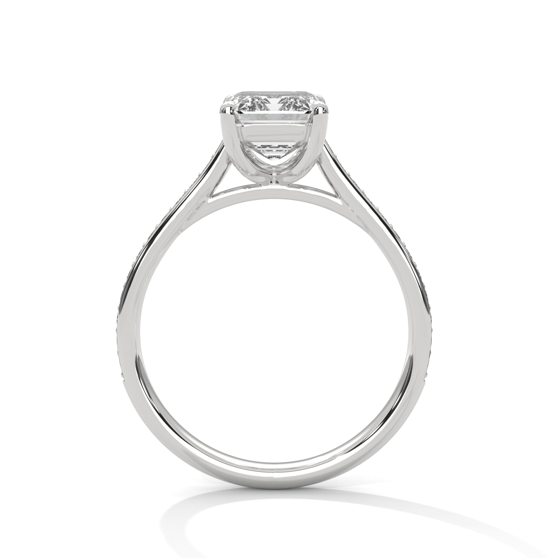 14K White Gold 18K White Gold Platinum Emerald