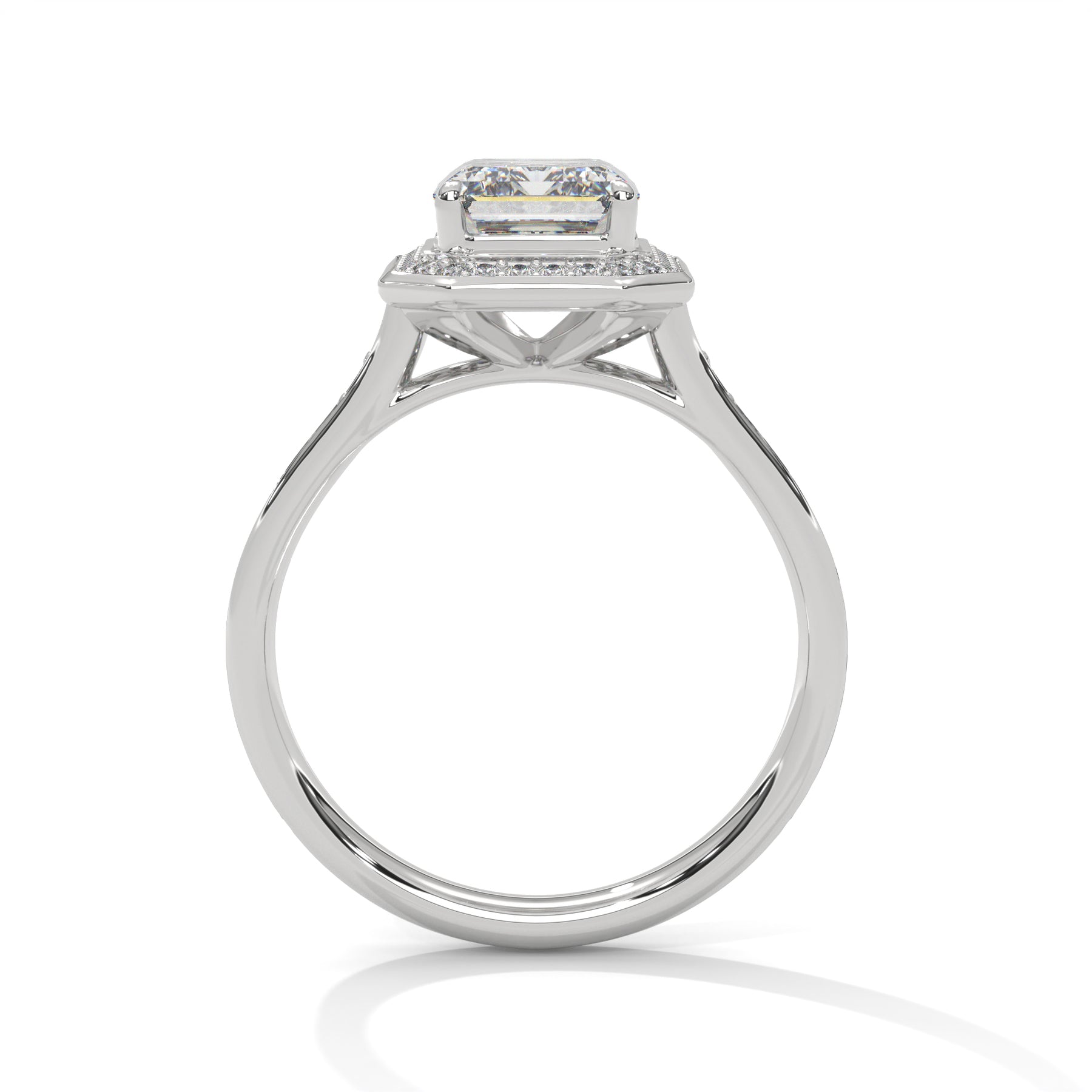 14K White Gold 18K White Gold Platinum Emerald