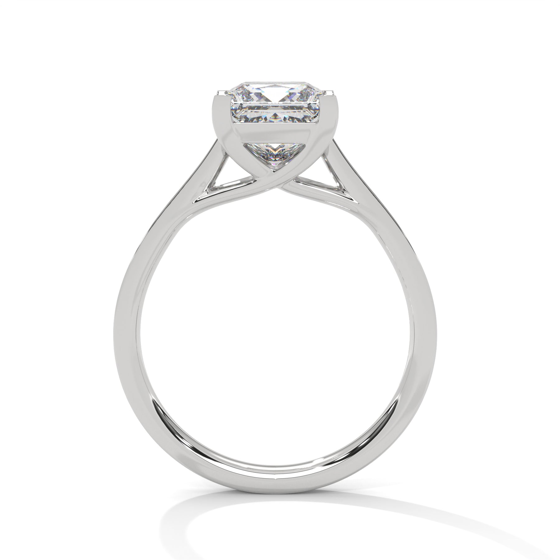 14K White Gold 18K White Gold Platinum Princess