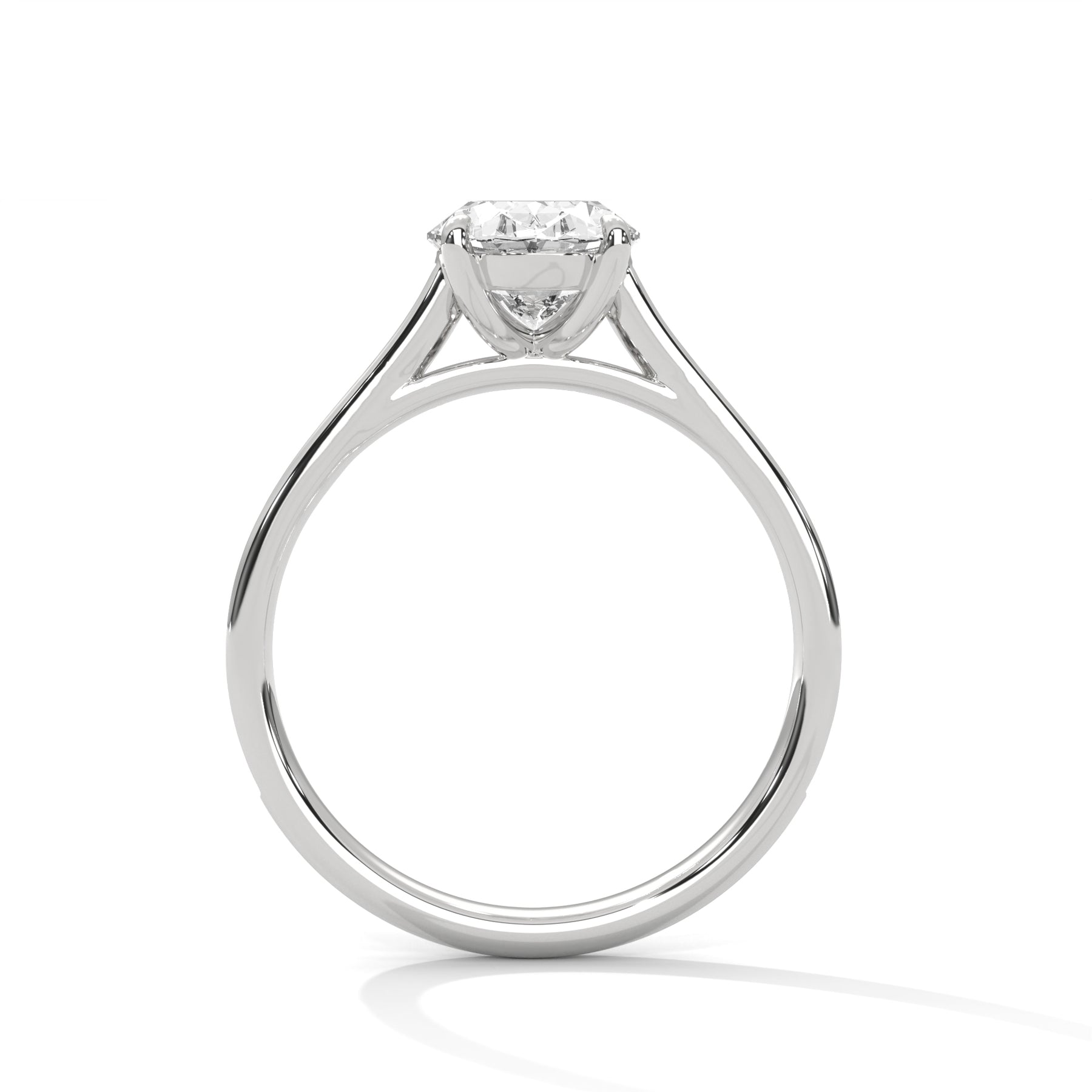 14K White Gold 18K White Gold Platinum Oval