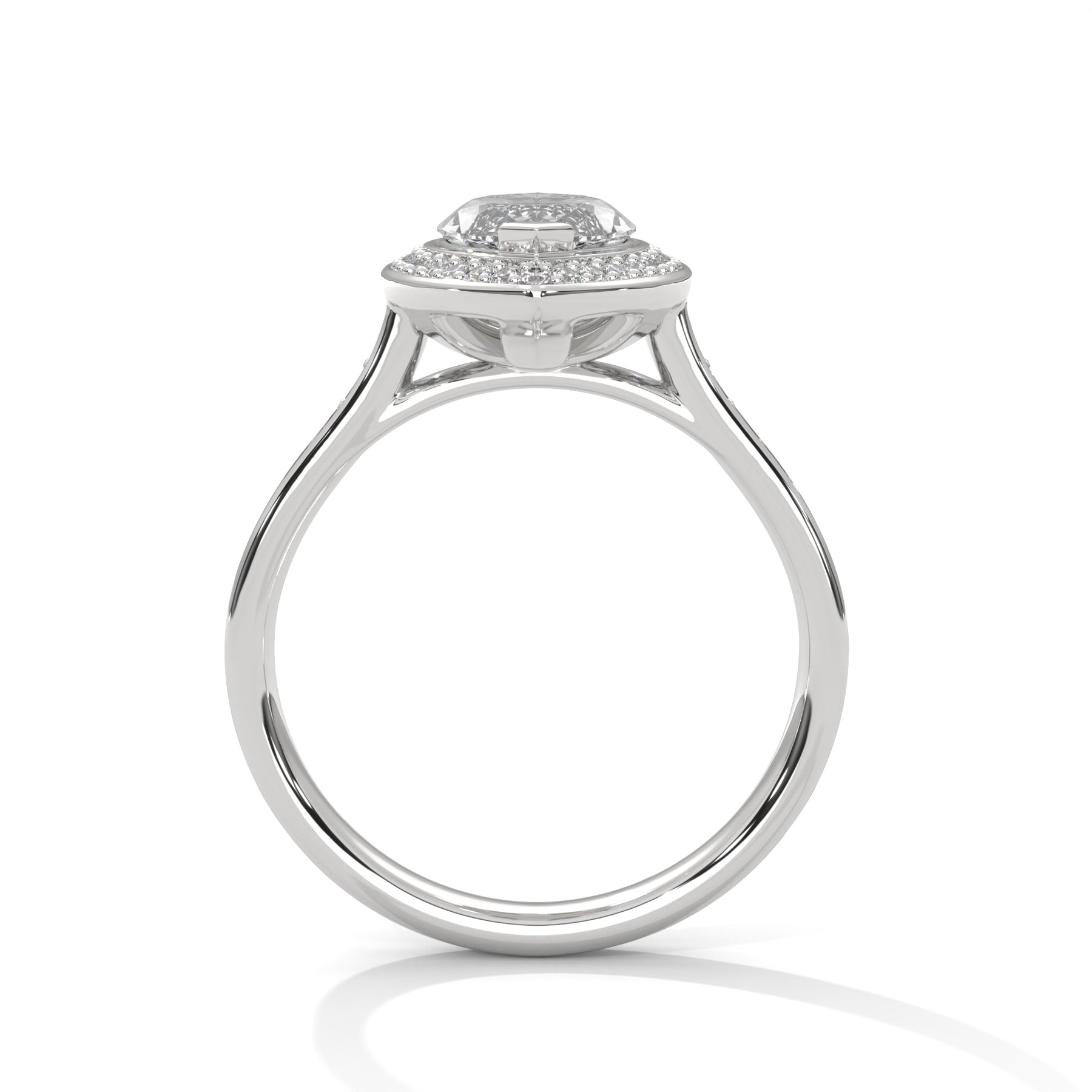 14K White Gold 18K White Gold Platinum Marquise