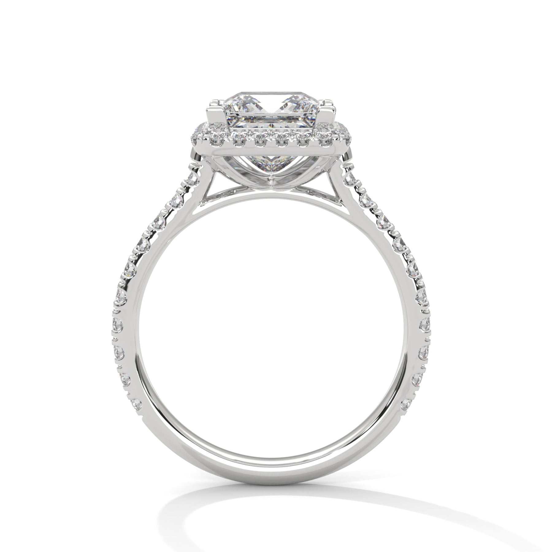 14K White Gold 18K White Gold Platinum Princess