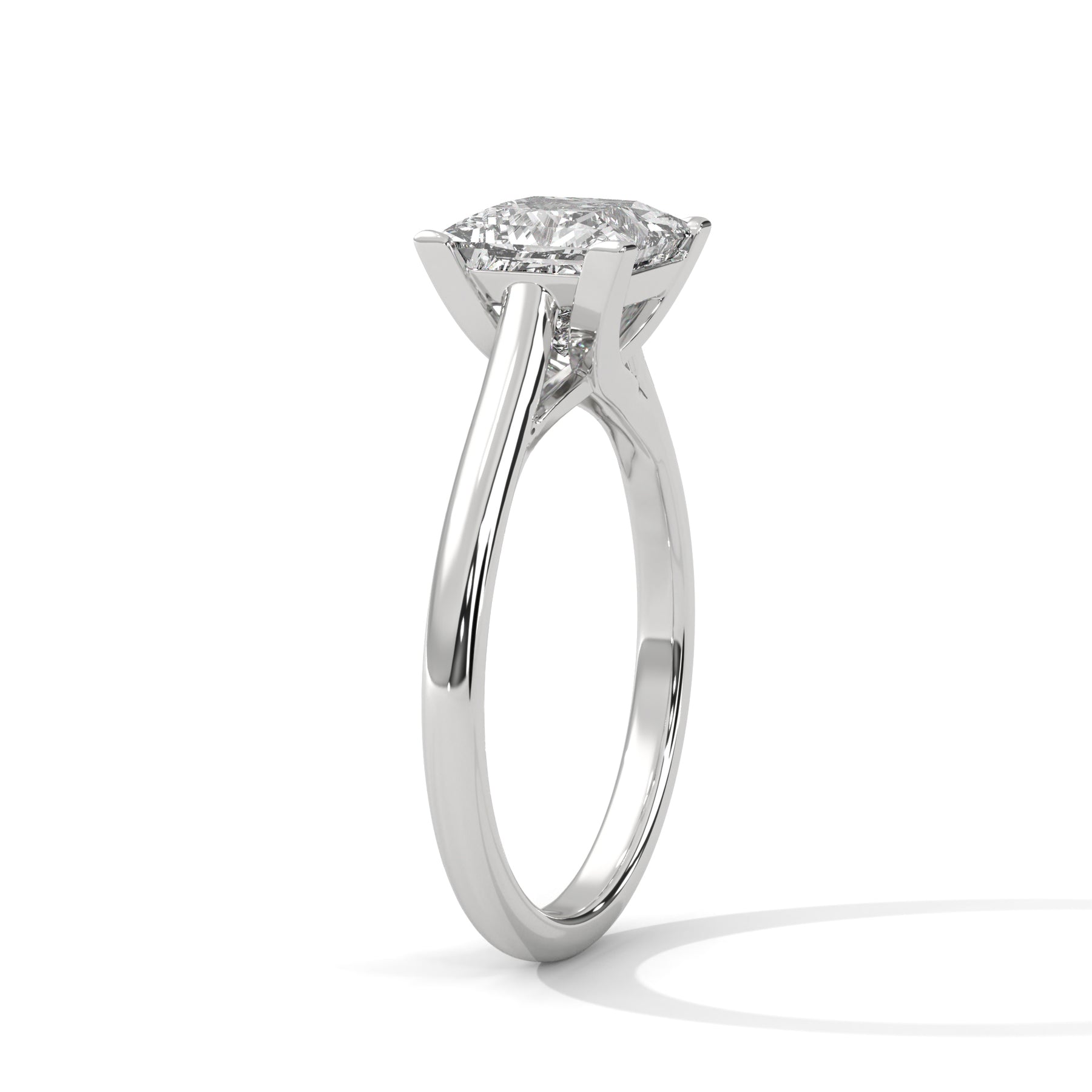 14K White Gold 18K White Gold Platinum Princess