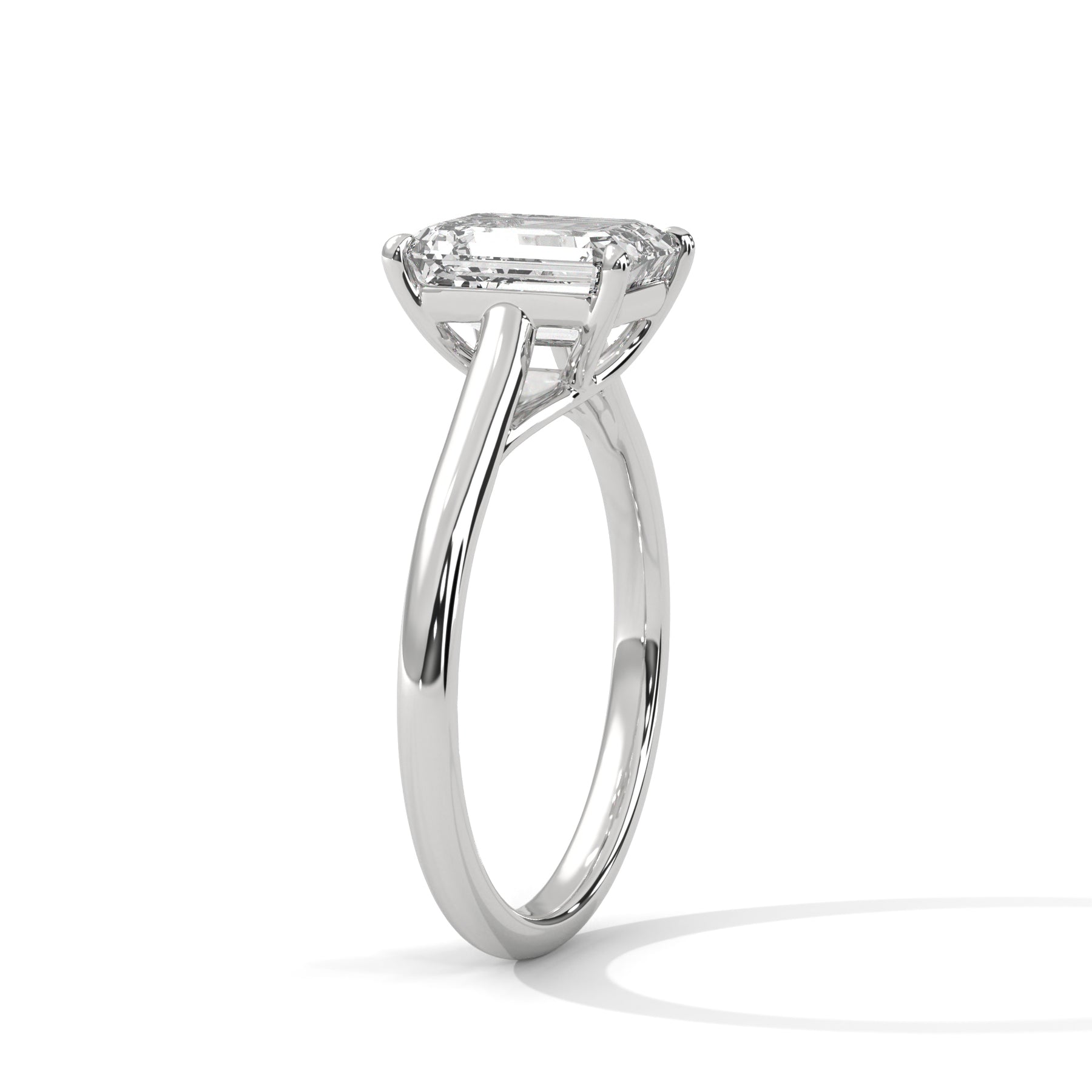 14K White Gold 18K White Gold Platinum Emerald