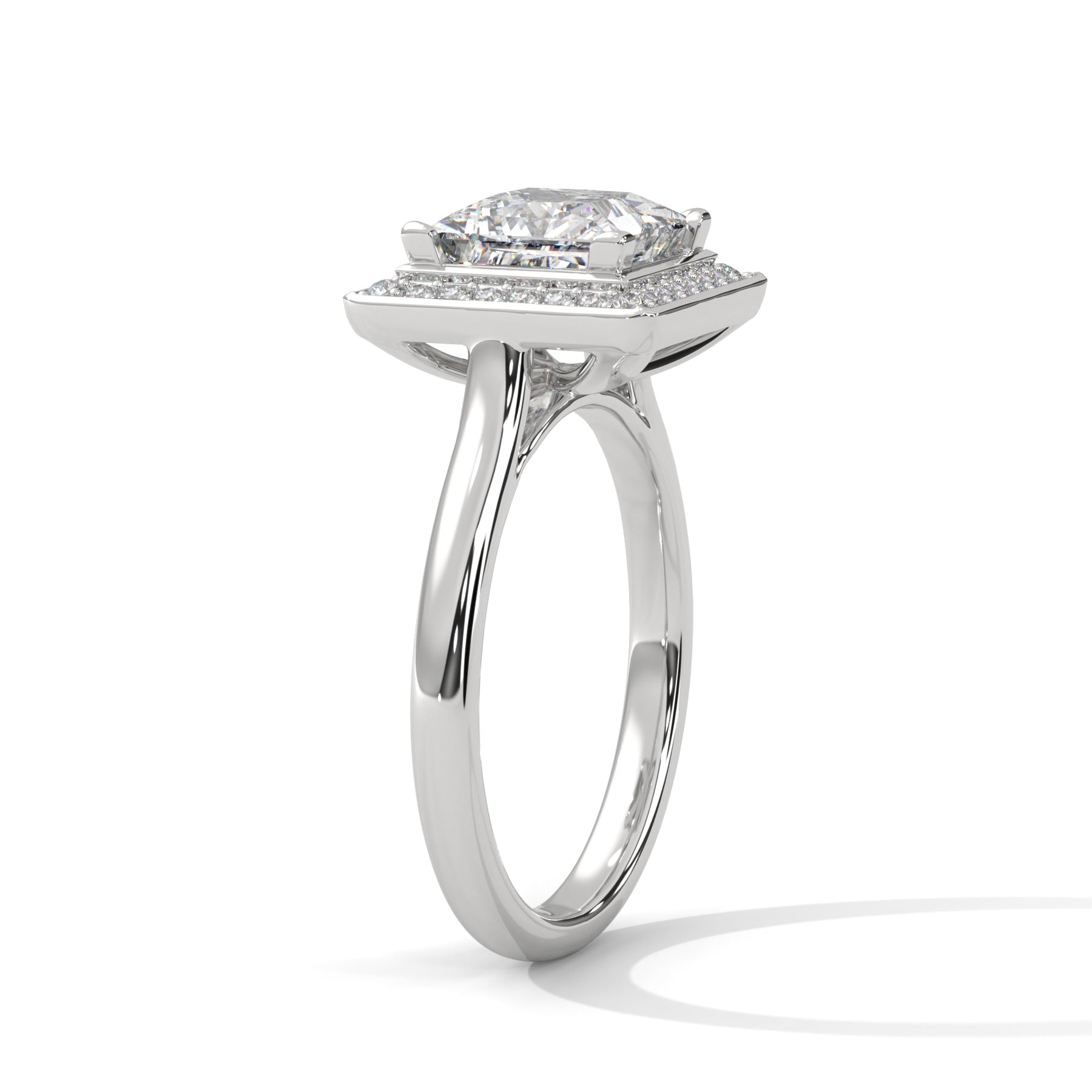14K White Gold 18K White Gold Platinum Princess