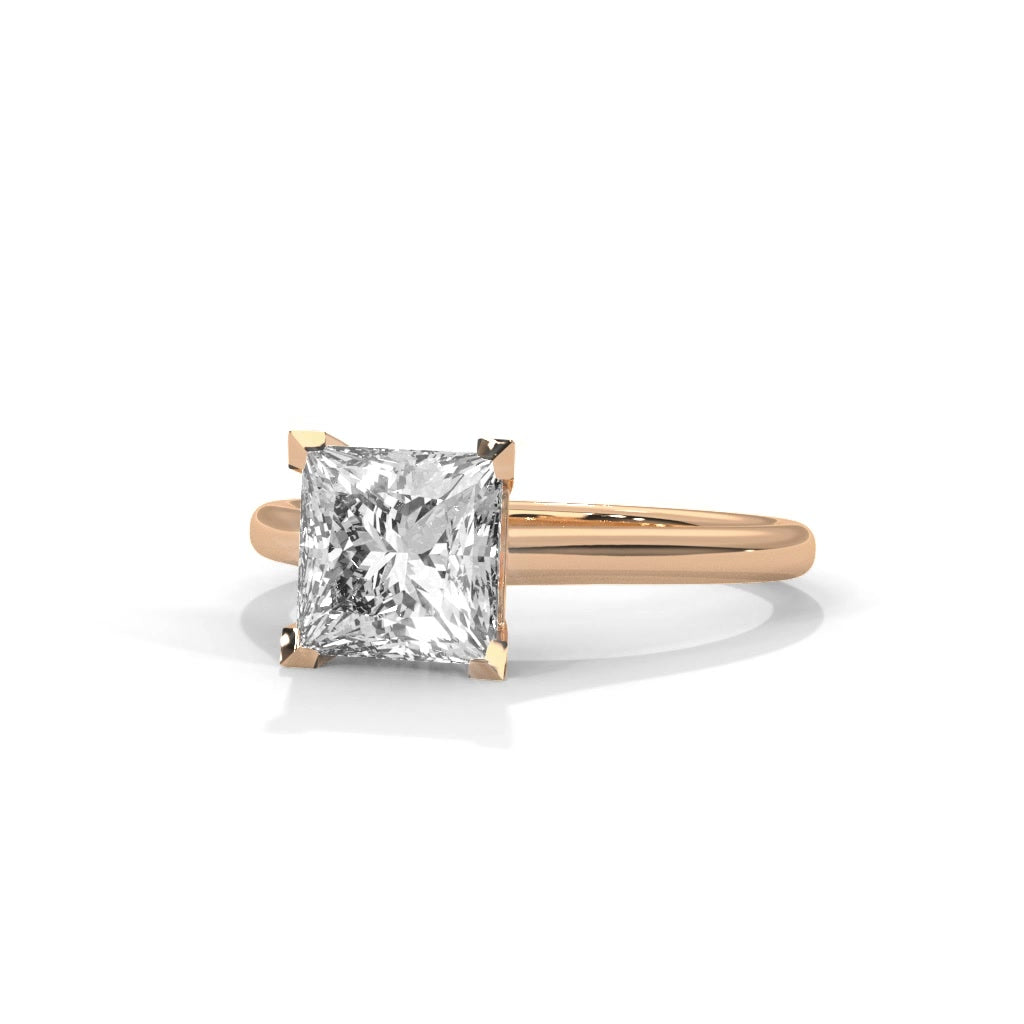 14K Rose Gold 18K Rose Gold Princess