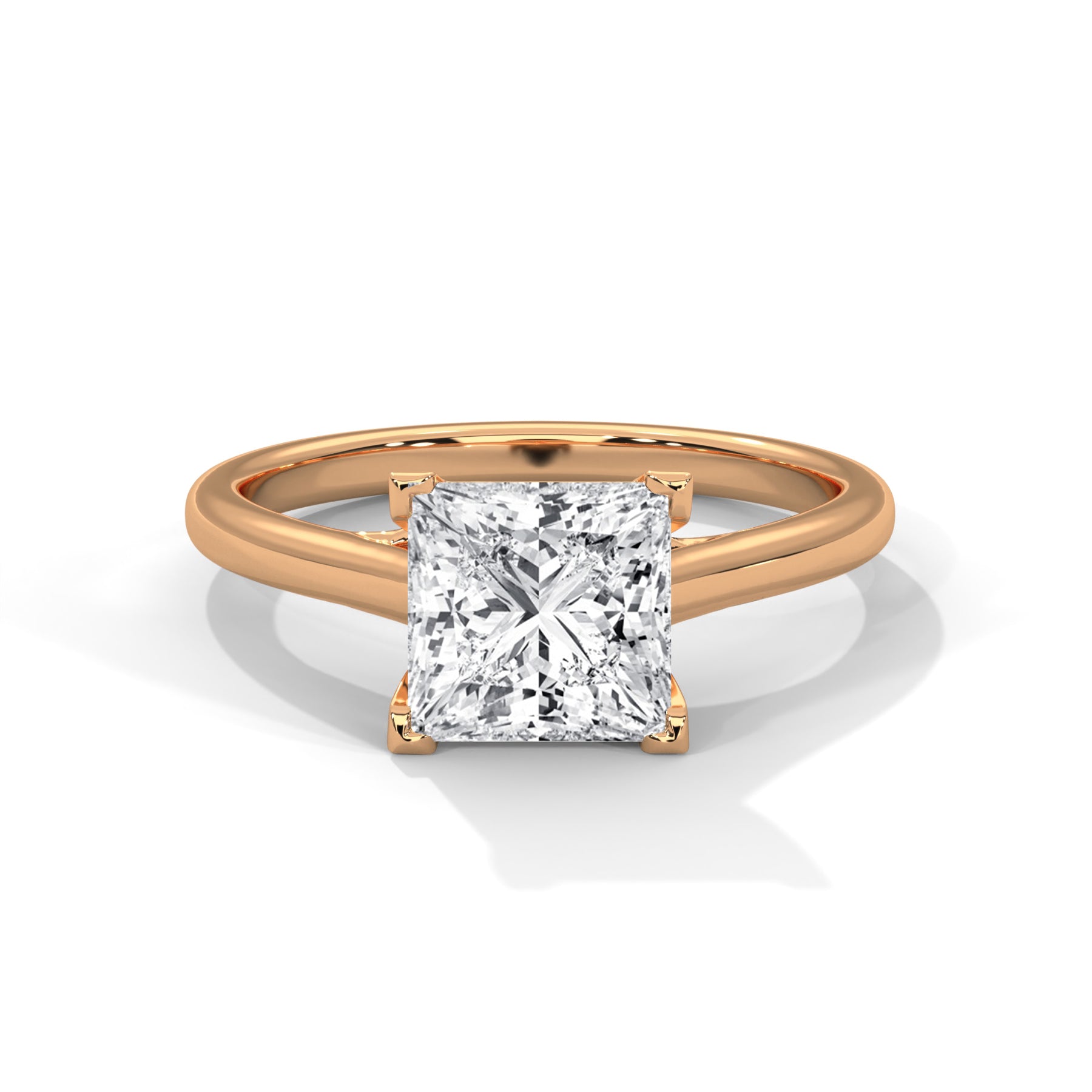 14K Rose Gold 18K Rose Gold Princess