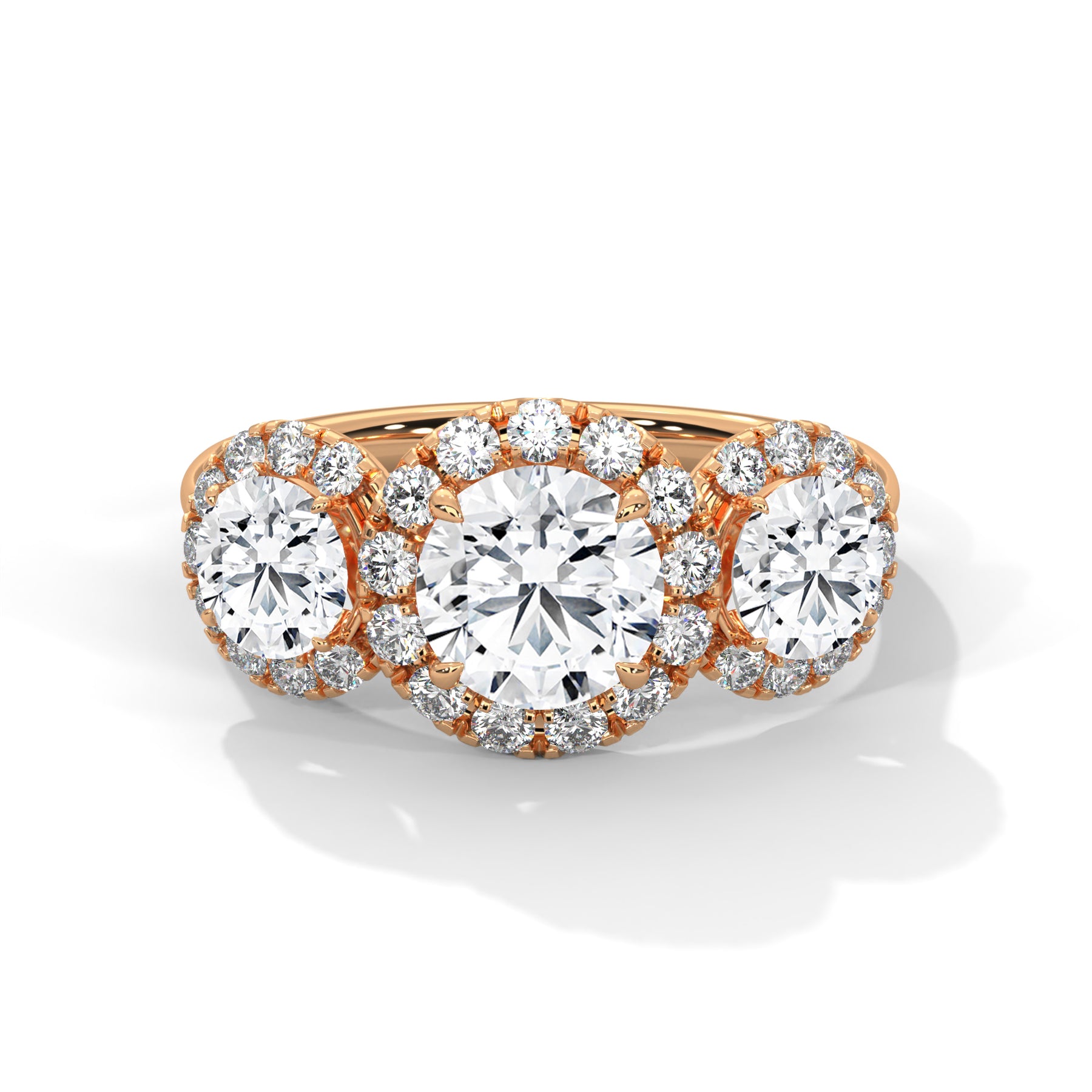 14K Rose Gold 18K Rose Gold Round