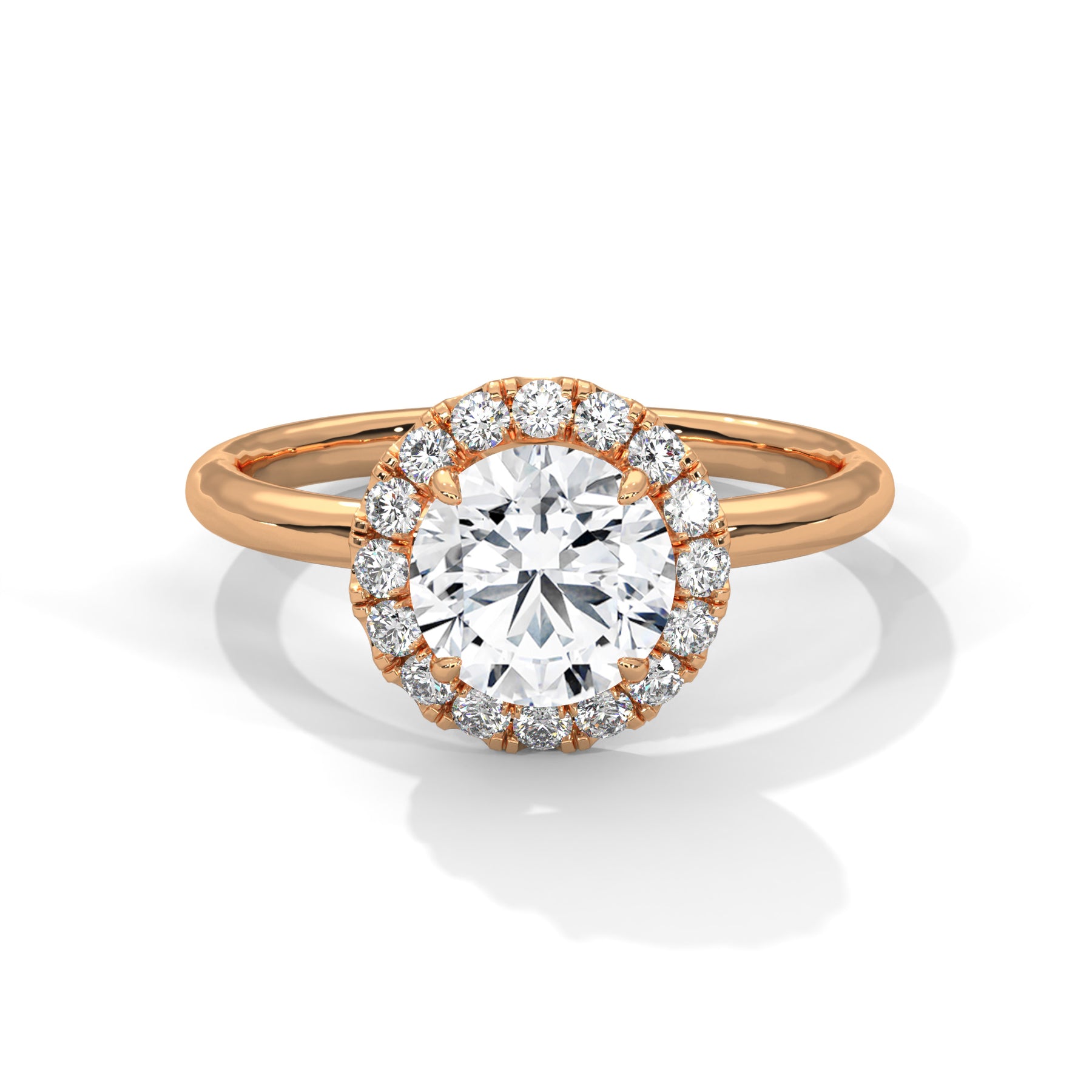 14K Rose Gold 18K Rose Gold Round