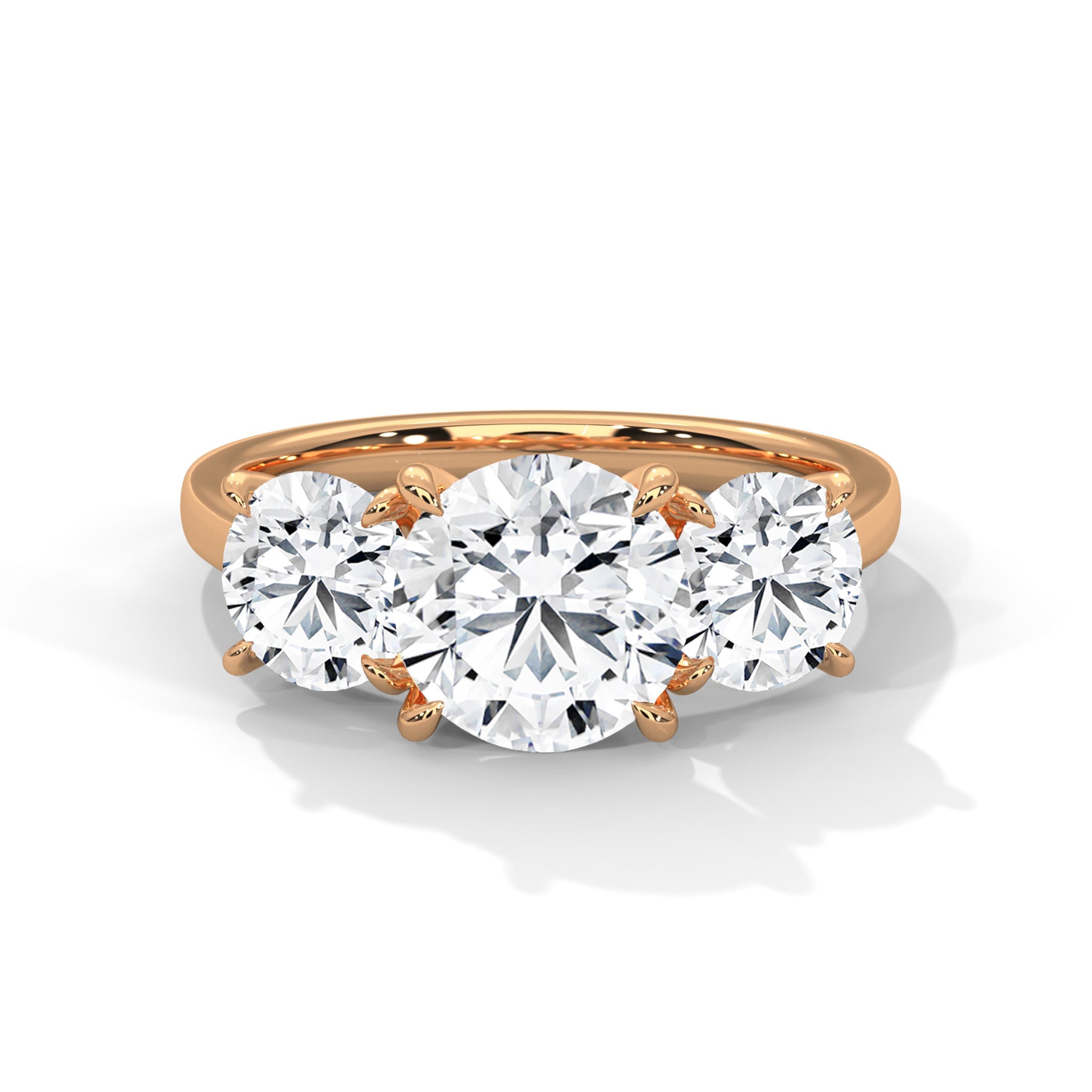 14K Rose Gold 18K Rose Gold Round