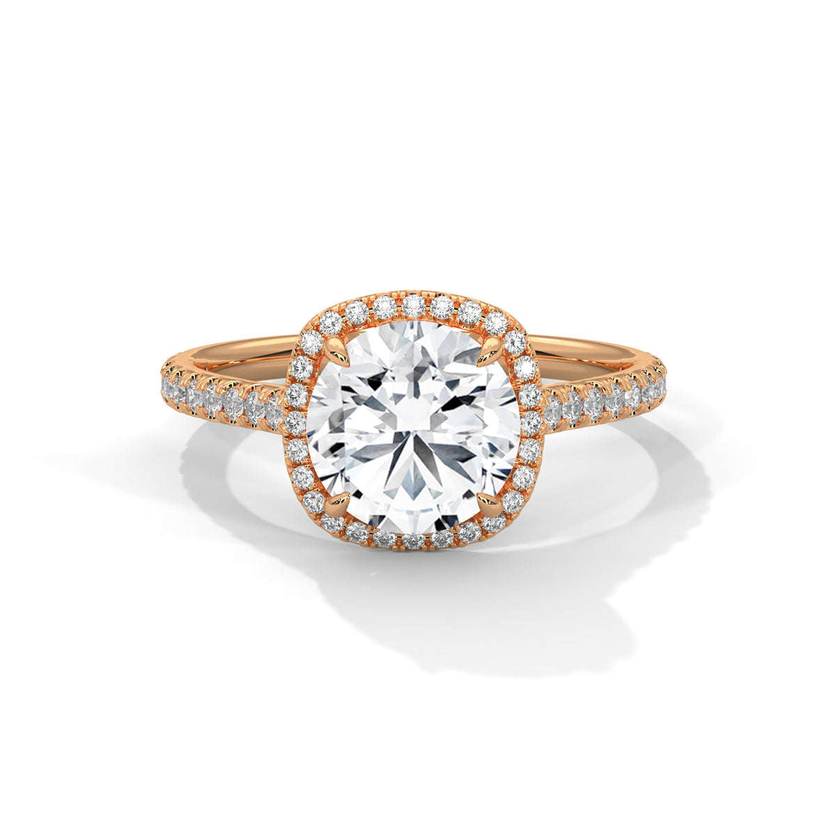 14K Rose Gold 18K Rose Gold Round