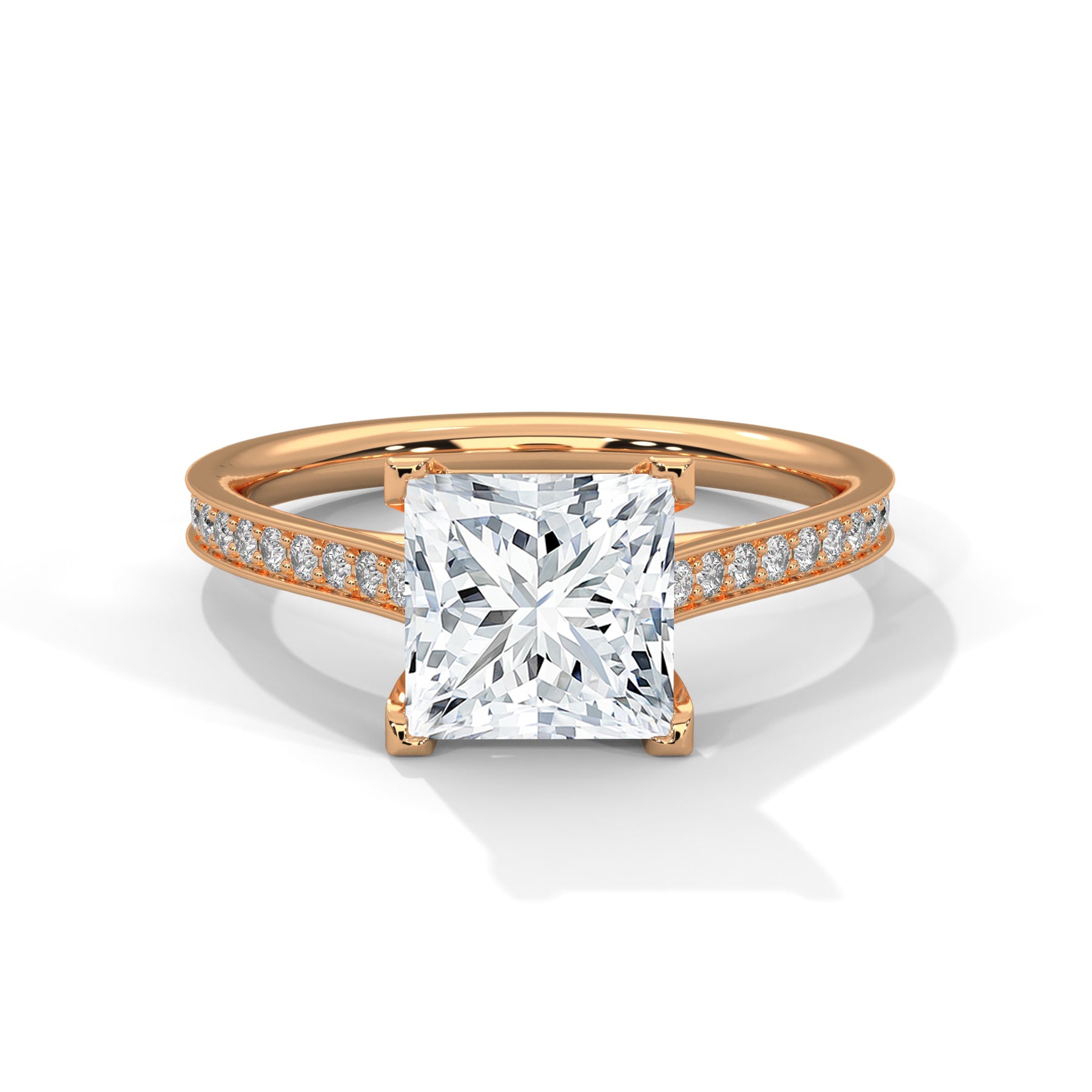 14K Rose Gold 18K Rose Gold Princess