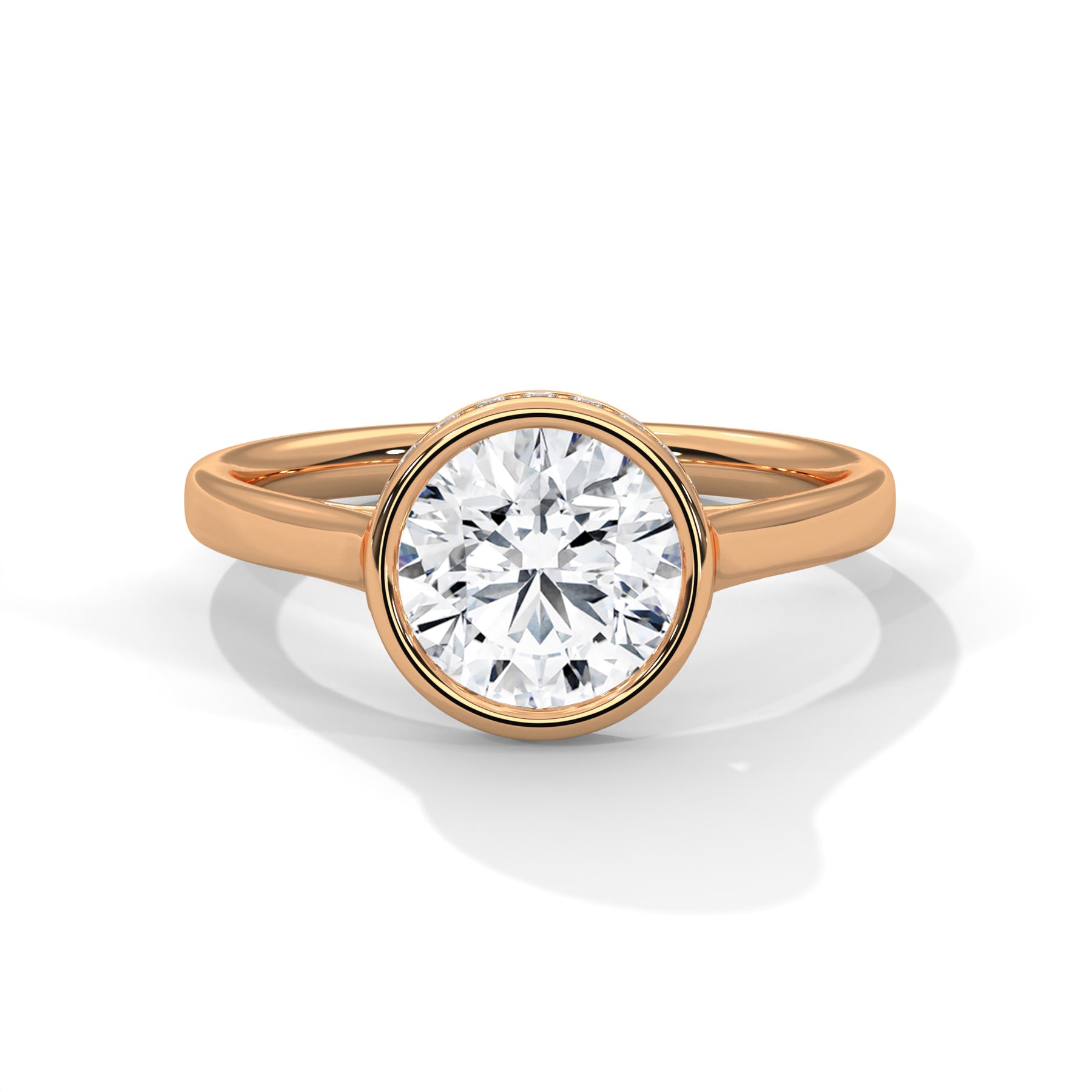 14K Rose Gold 18K Rose Gold Round