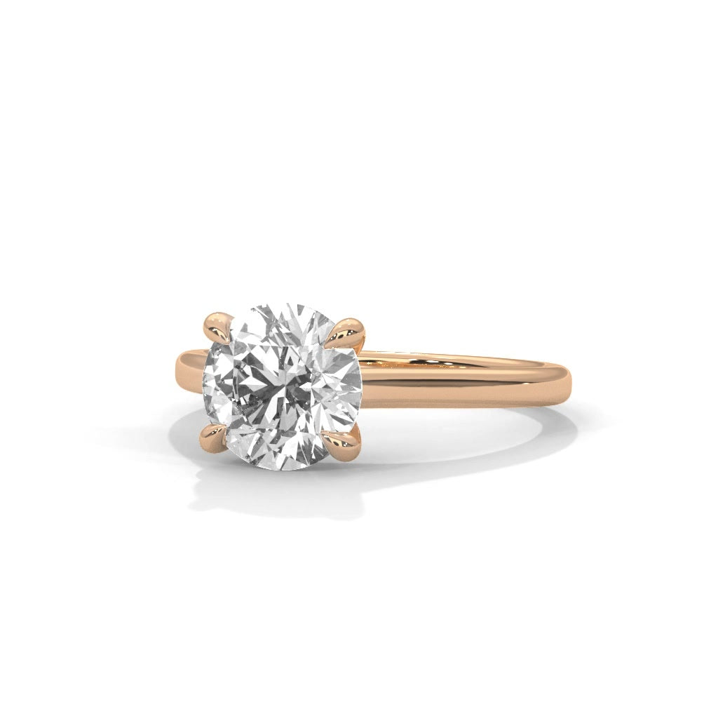 14K Rose Gold 18K Rose Gold Round