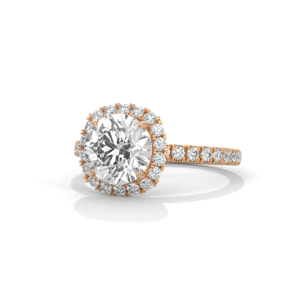 14K Rose Gold 18K Rose Gold Round