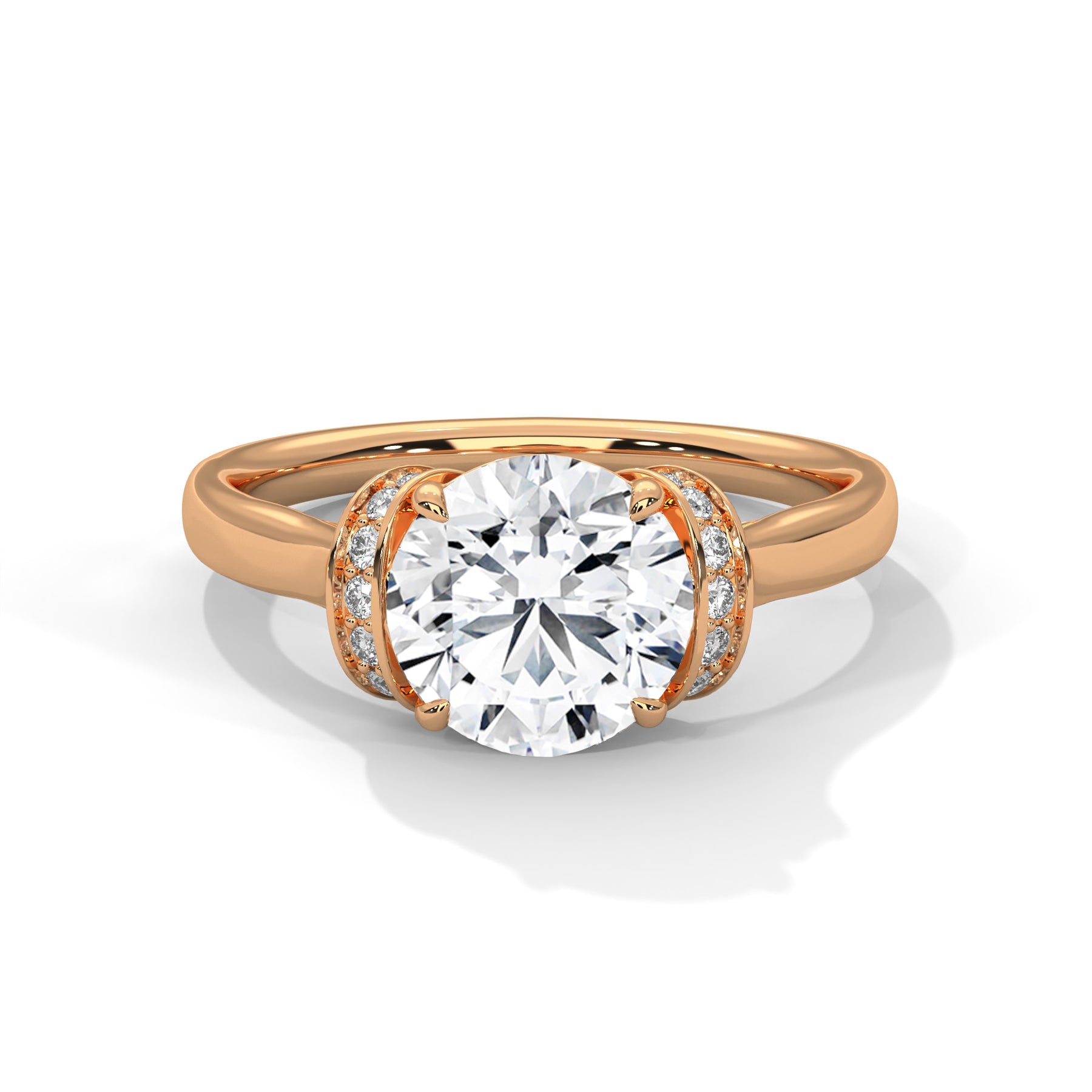 14K Rose Gold 18K Rose Gold Round
