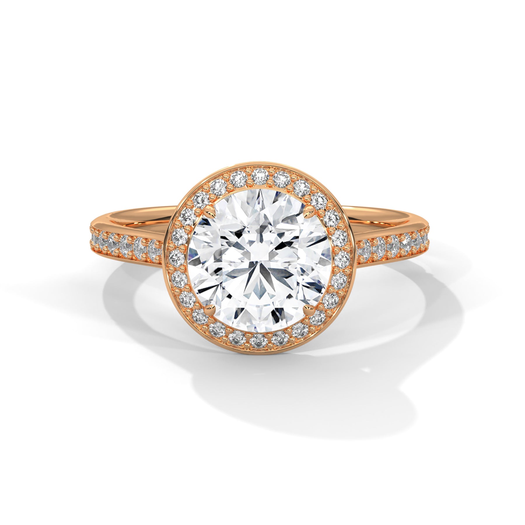 14K Rose Gold 18K Rose Gold Round