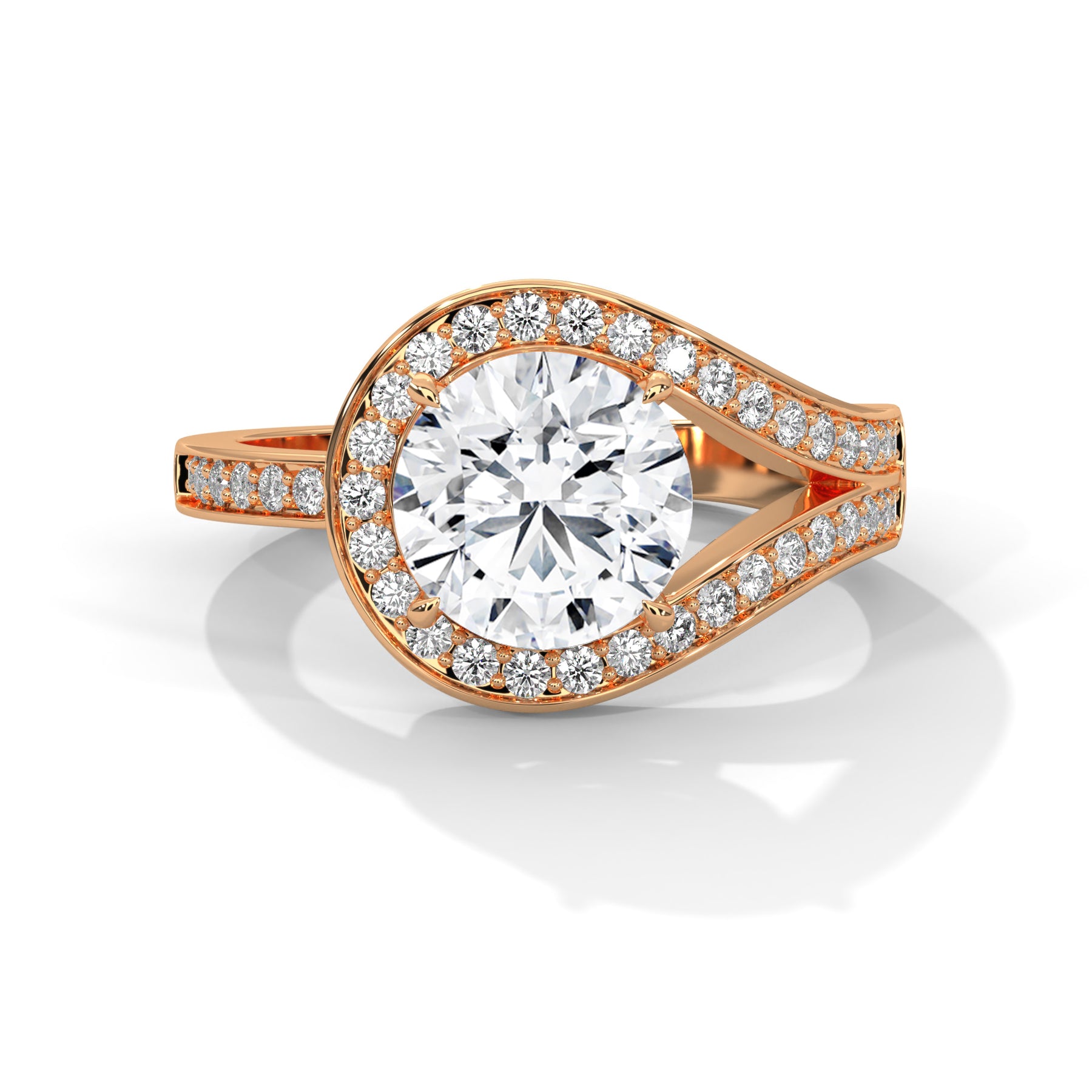 14K Rose Gold 18K Rose Gold Round