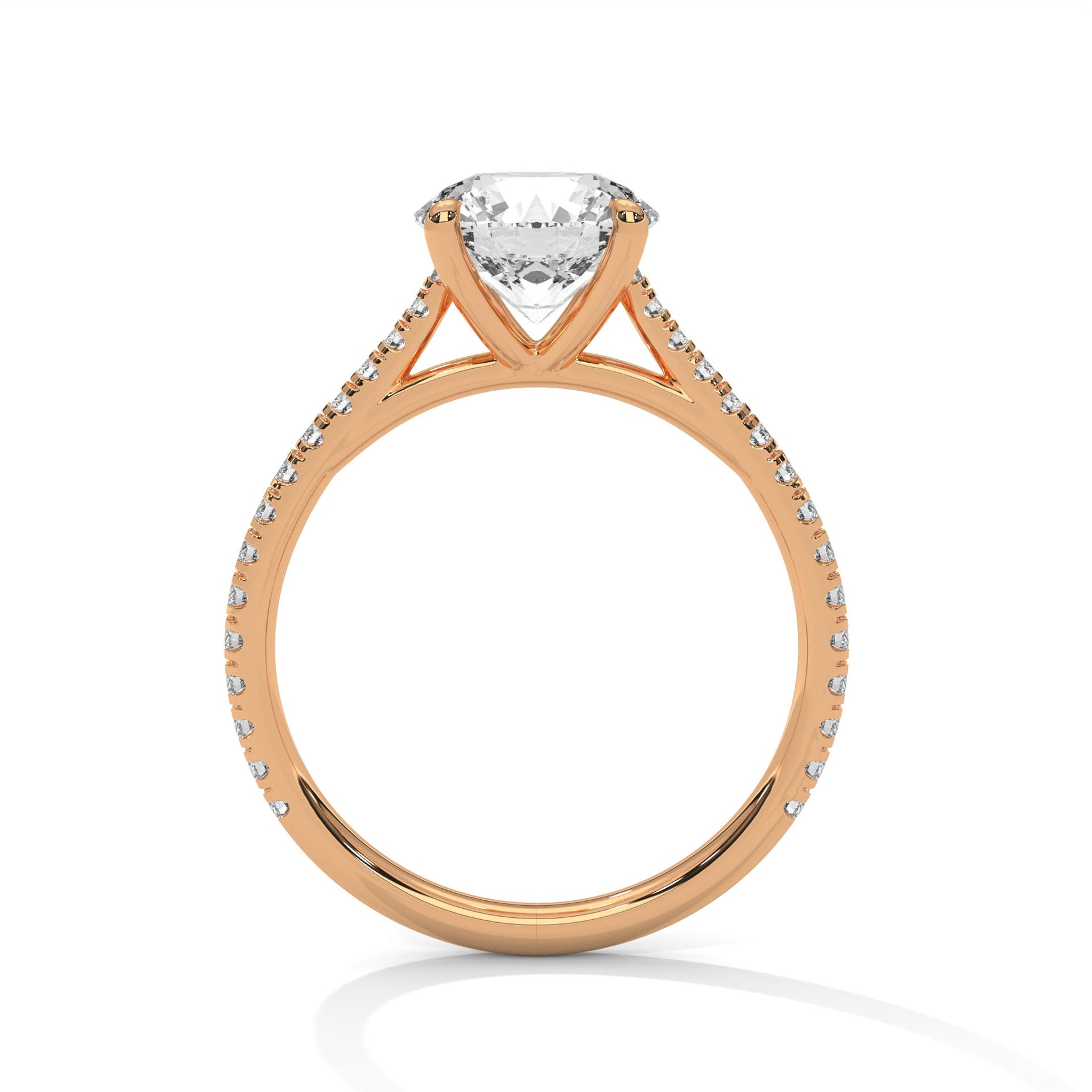 14K Rose Gold 18K Rose Gold Round