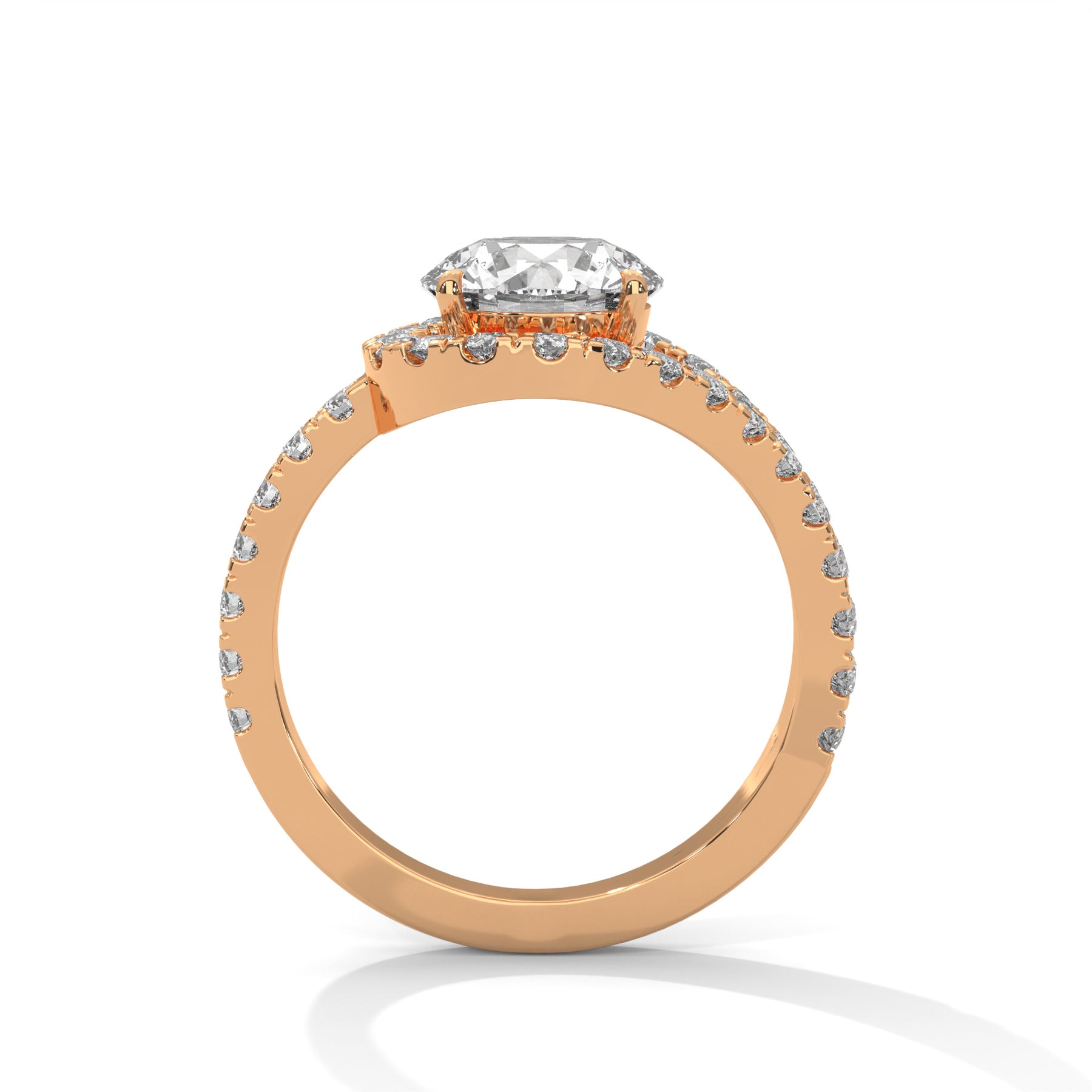 14K Rose Gold 18K Rose Gold Round
