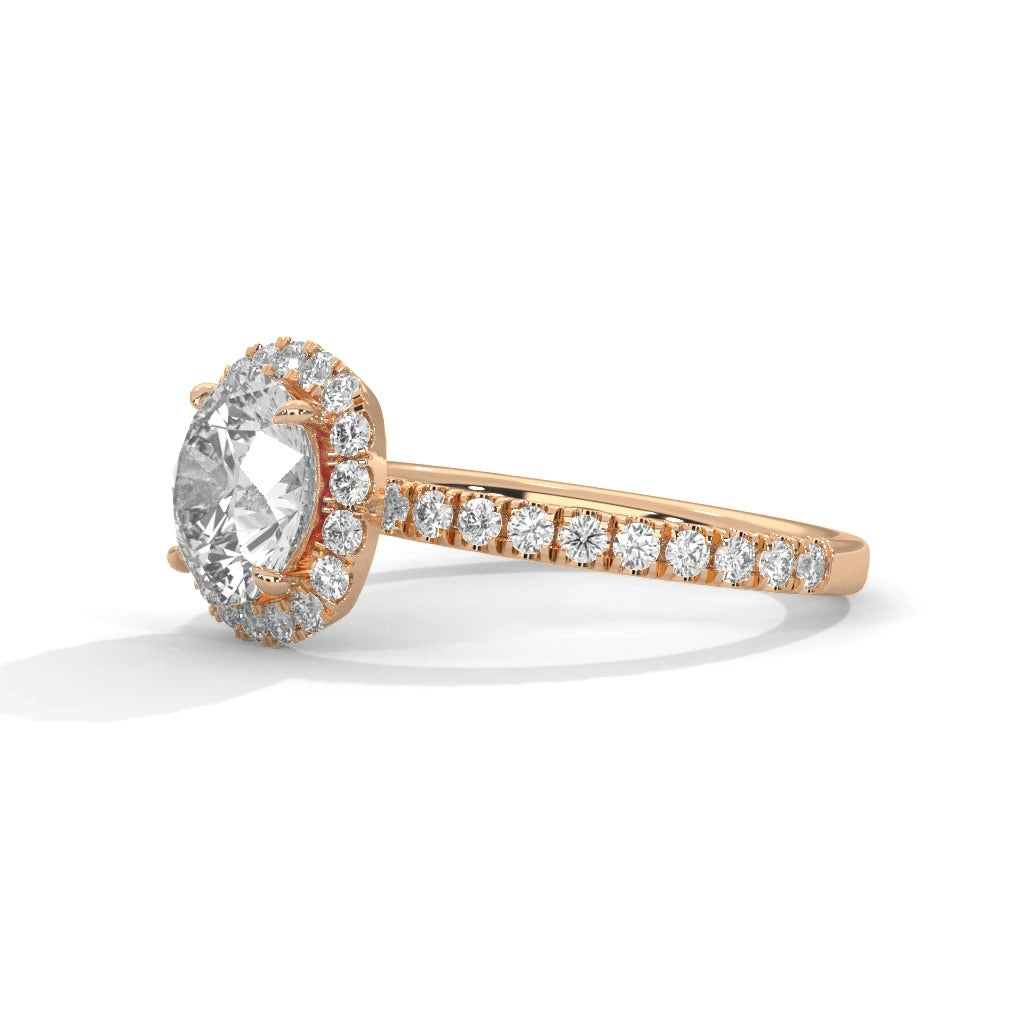 14K Rose Gold 18K Rose Gold Round