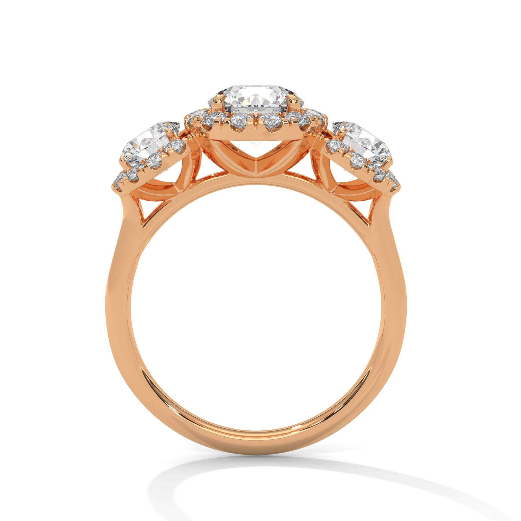 14K Rose Gold 18K Rose Gold Round