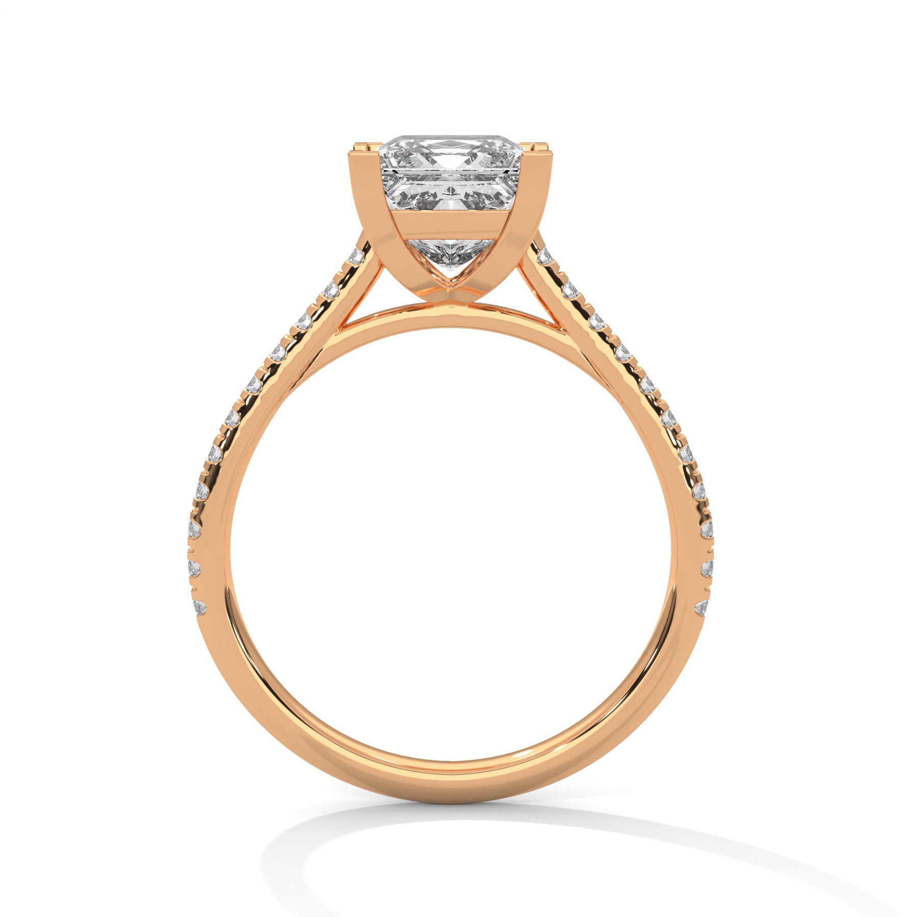 14K Rose Gold 18K Rose Gold Princess