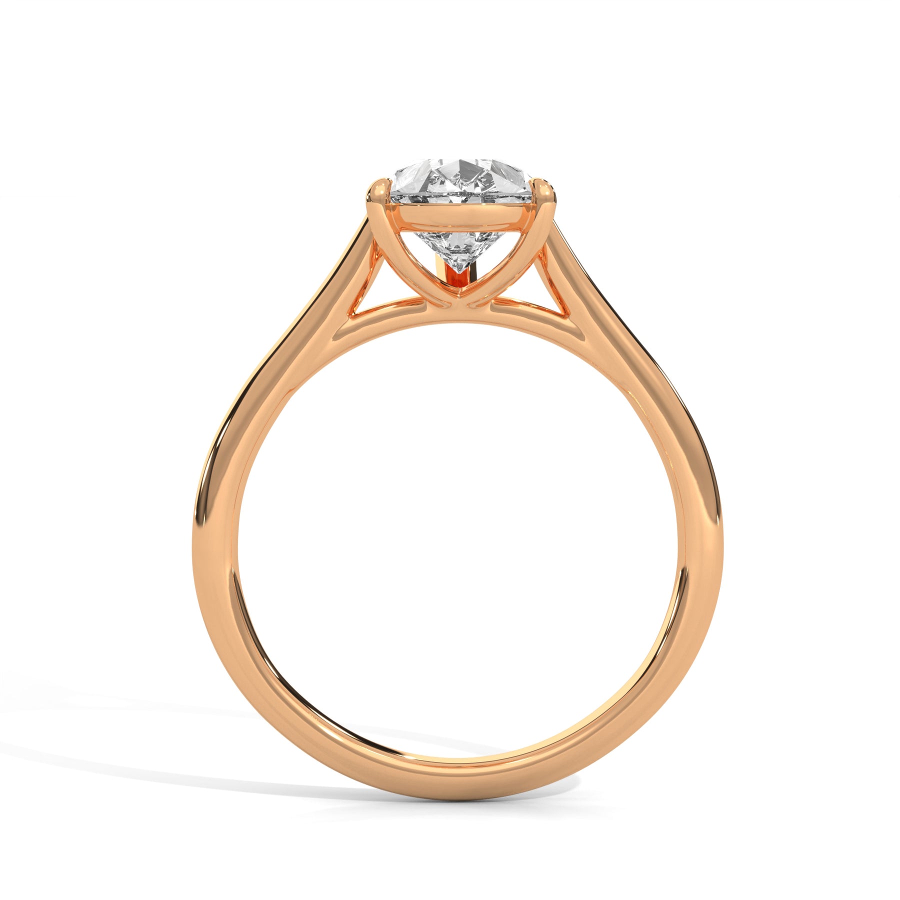 14K Rose Gold 18K Rose Gold Pear