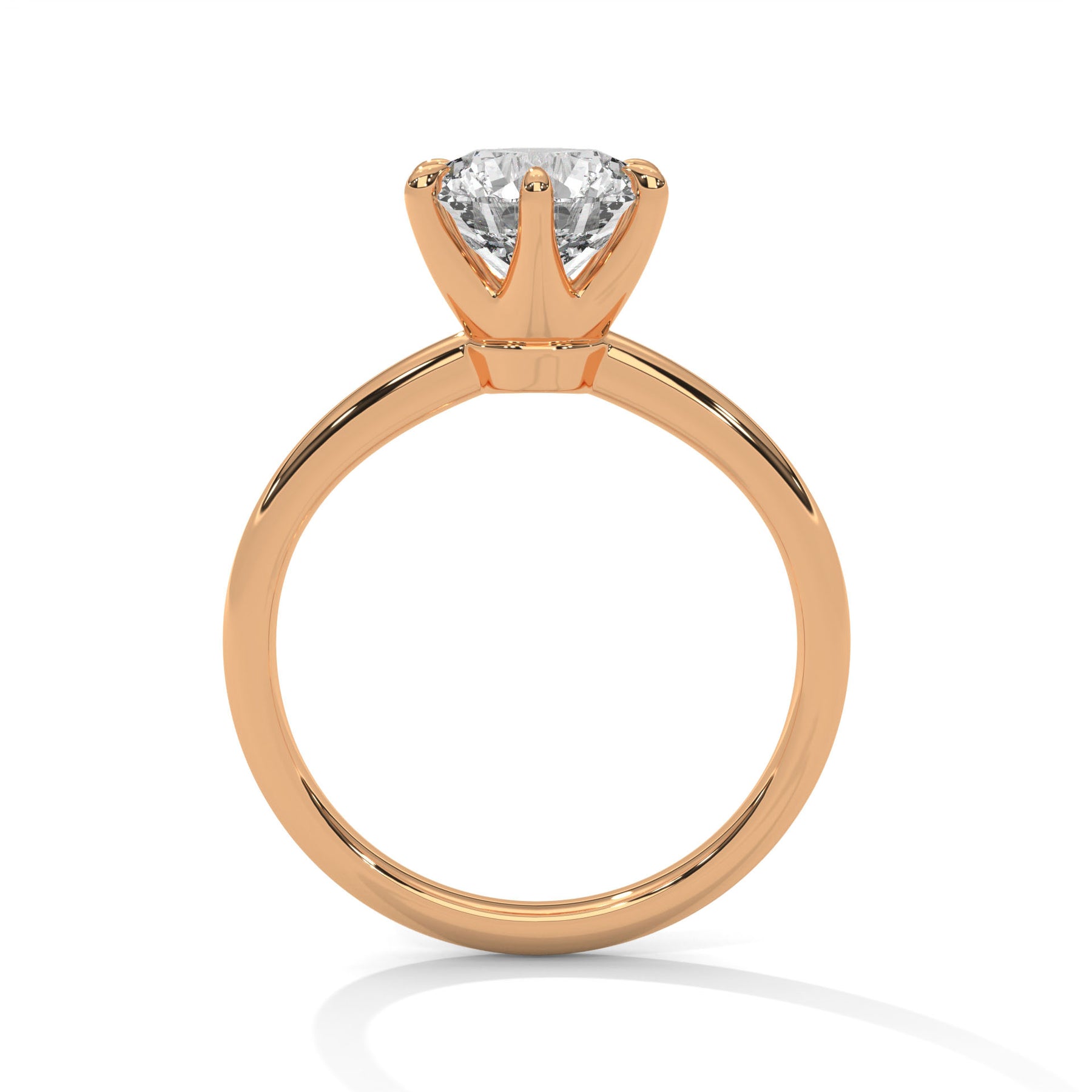 14K Rose Gold 18K Rose Gold Round