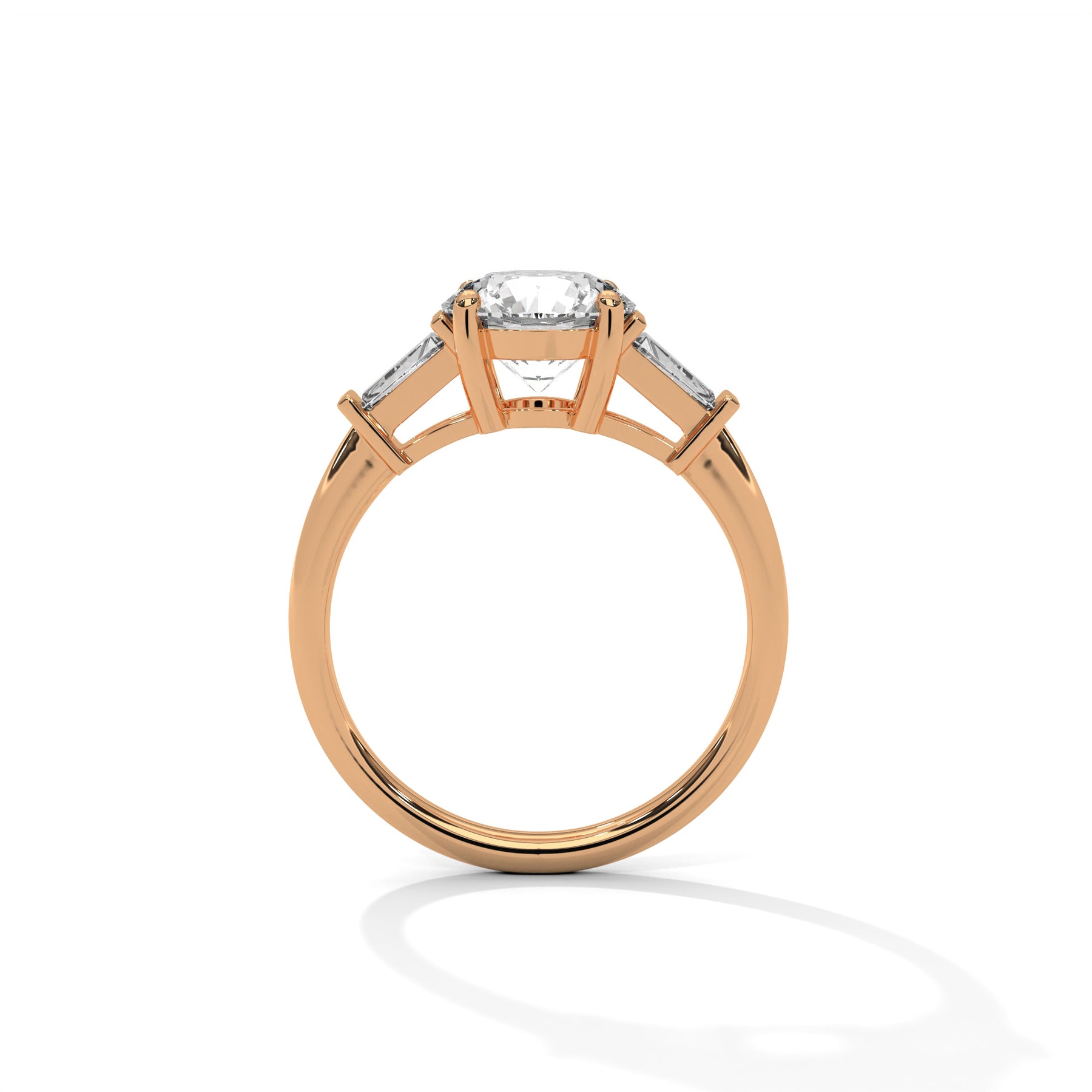 14K Rose Gold 18K Rose Gold Round