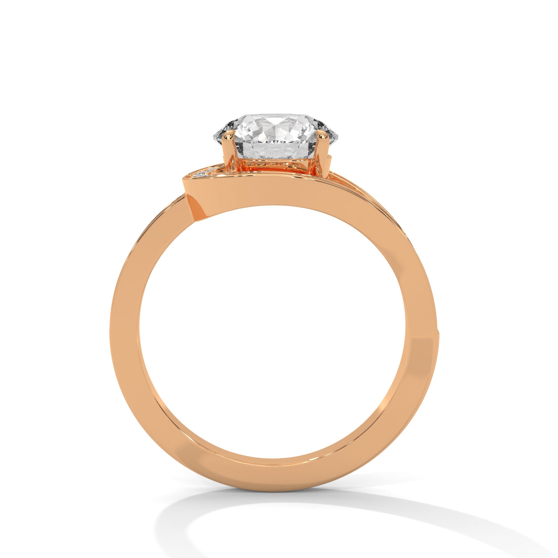 14K Rose Gold 18K Rose Gold Round