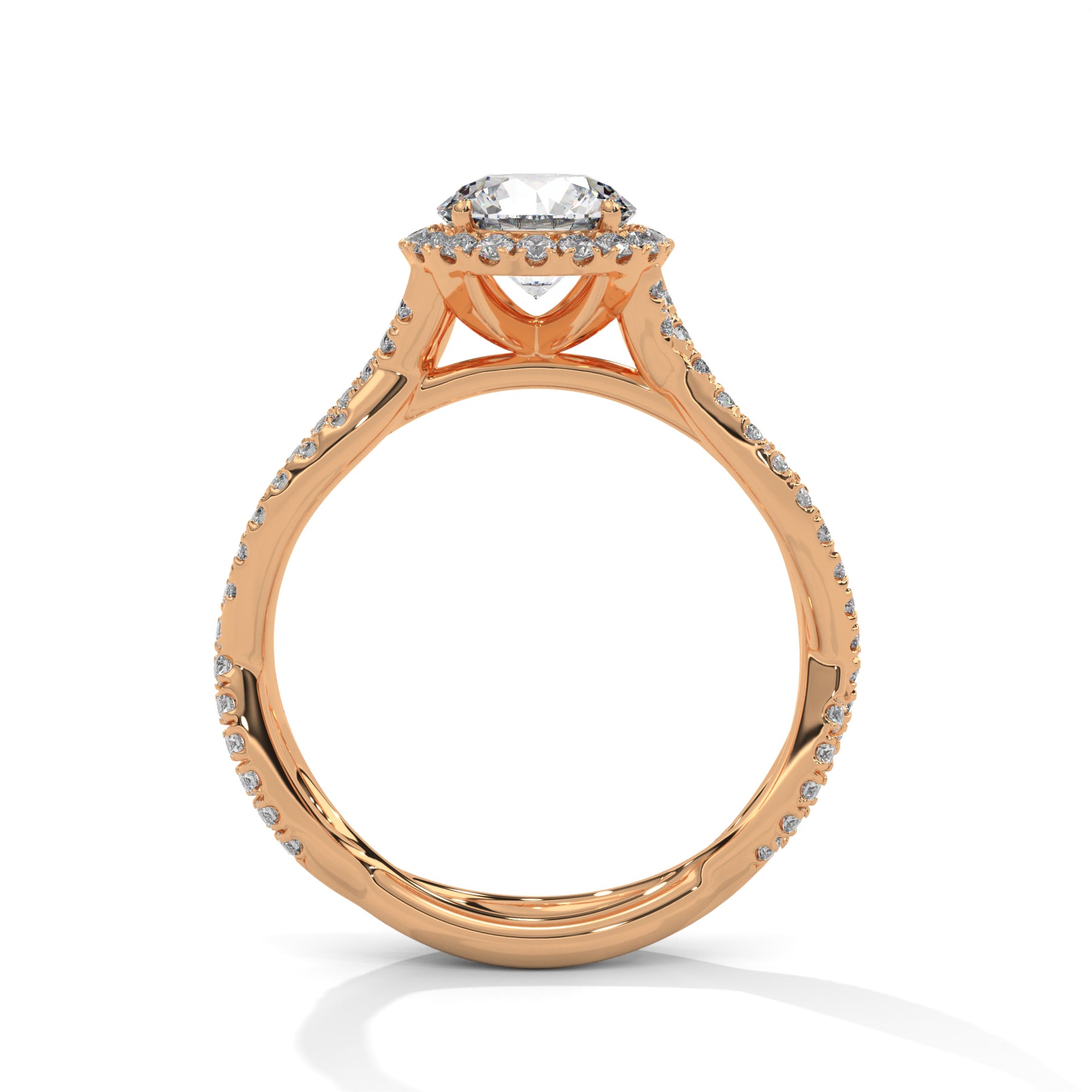 14K Rose Gold 18K Rose Gold Round