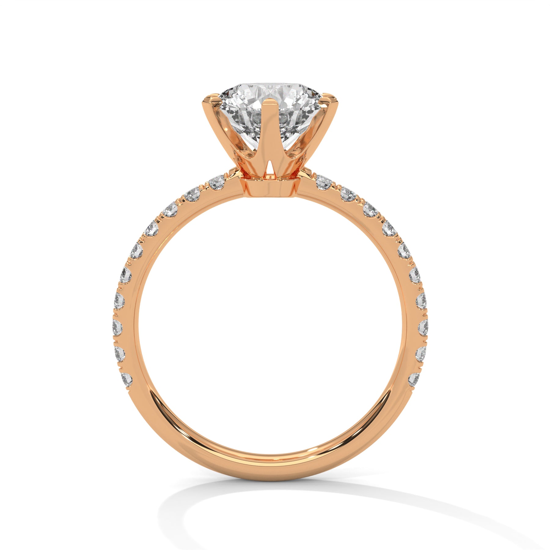 14K Rose Gold 18K Rose Gold Round