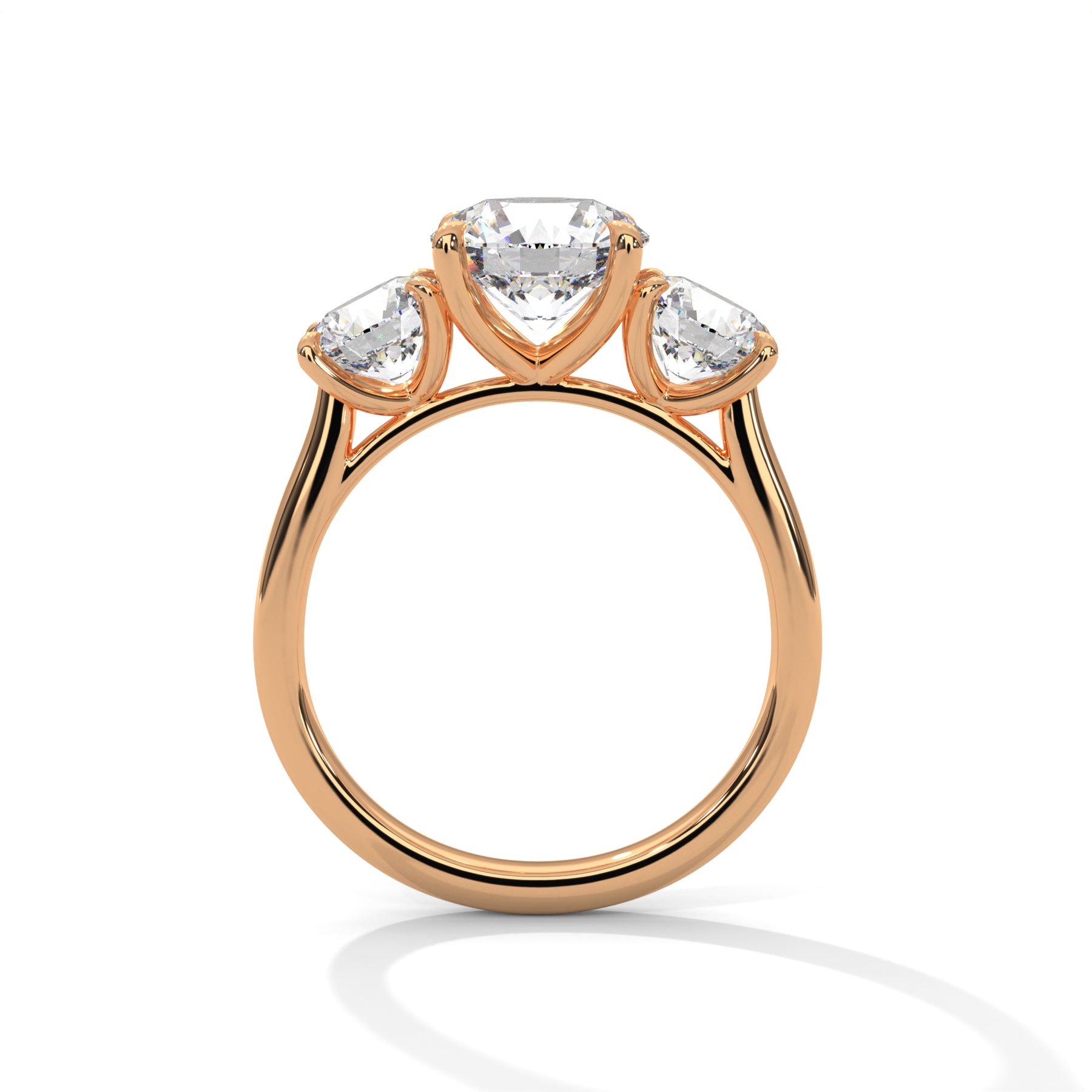 14K Rose Gold 18K Rose Gold Round
