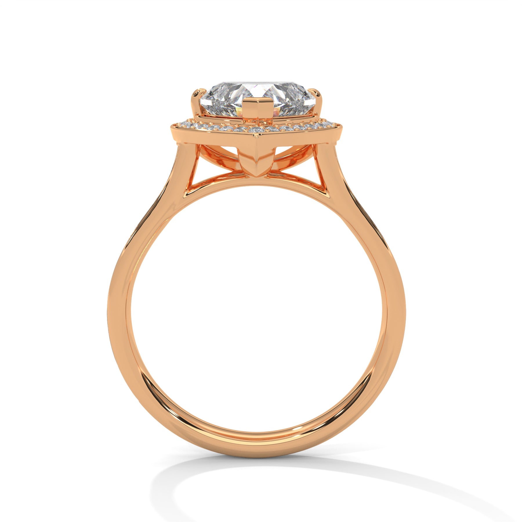 14K Rose Gold 18K Rose Gold Heart