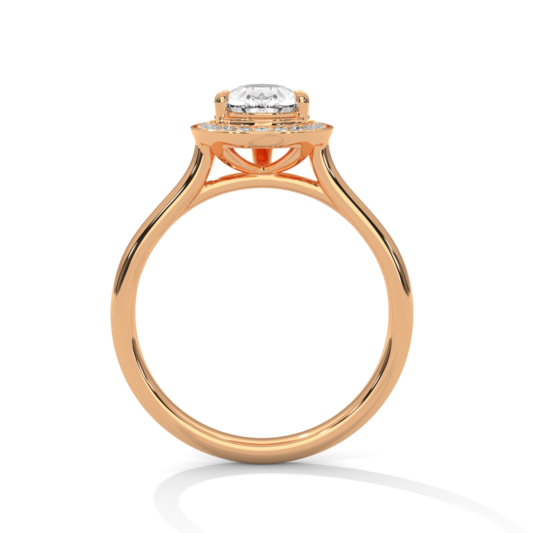 14K Rose Gold 18K Rose Gold Pear