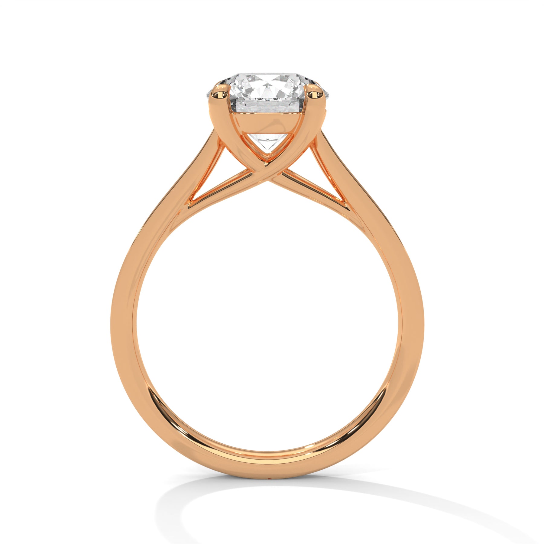 14K Rose Gold 18K Rose Gold Round