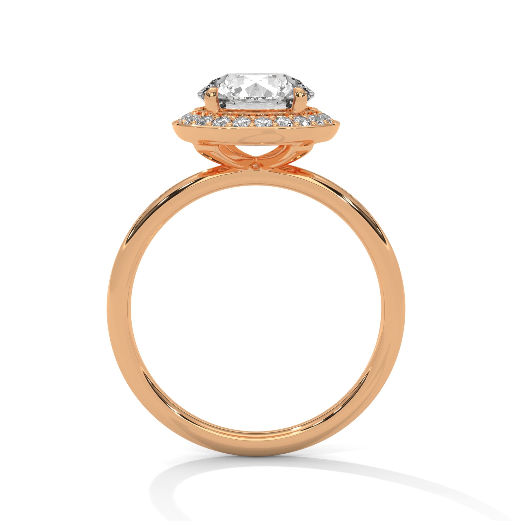 14K Rose Gold 18K Rose Gold Round