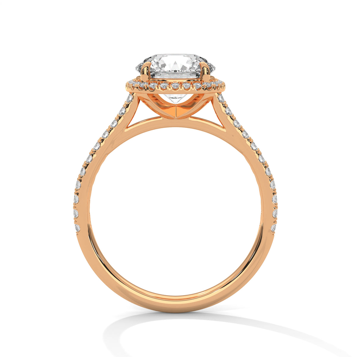 14K Rose Gold 18K Rose Gold Round
