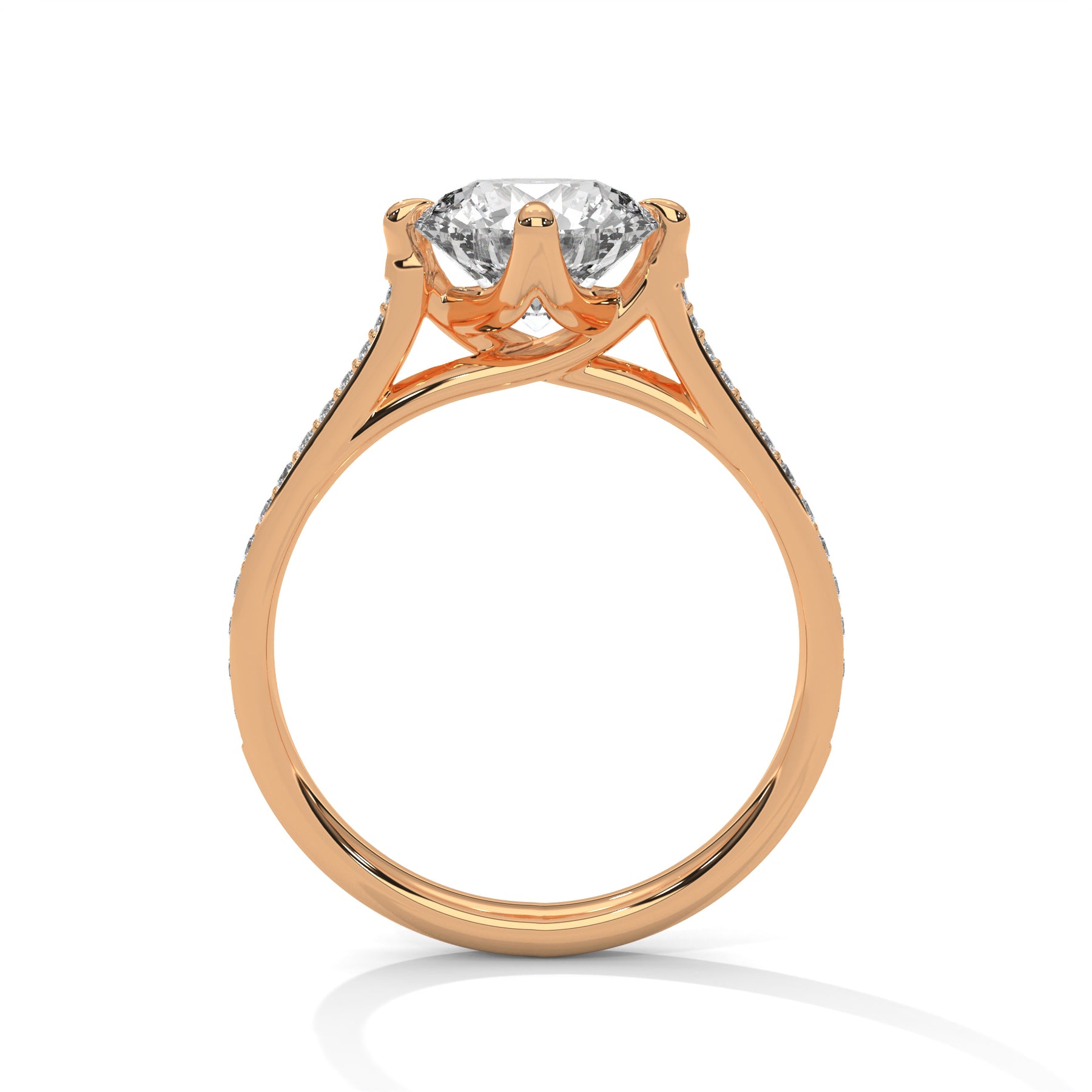14K Rose Gold 18K Rose Gold Round