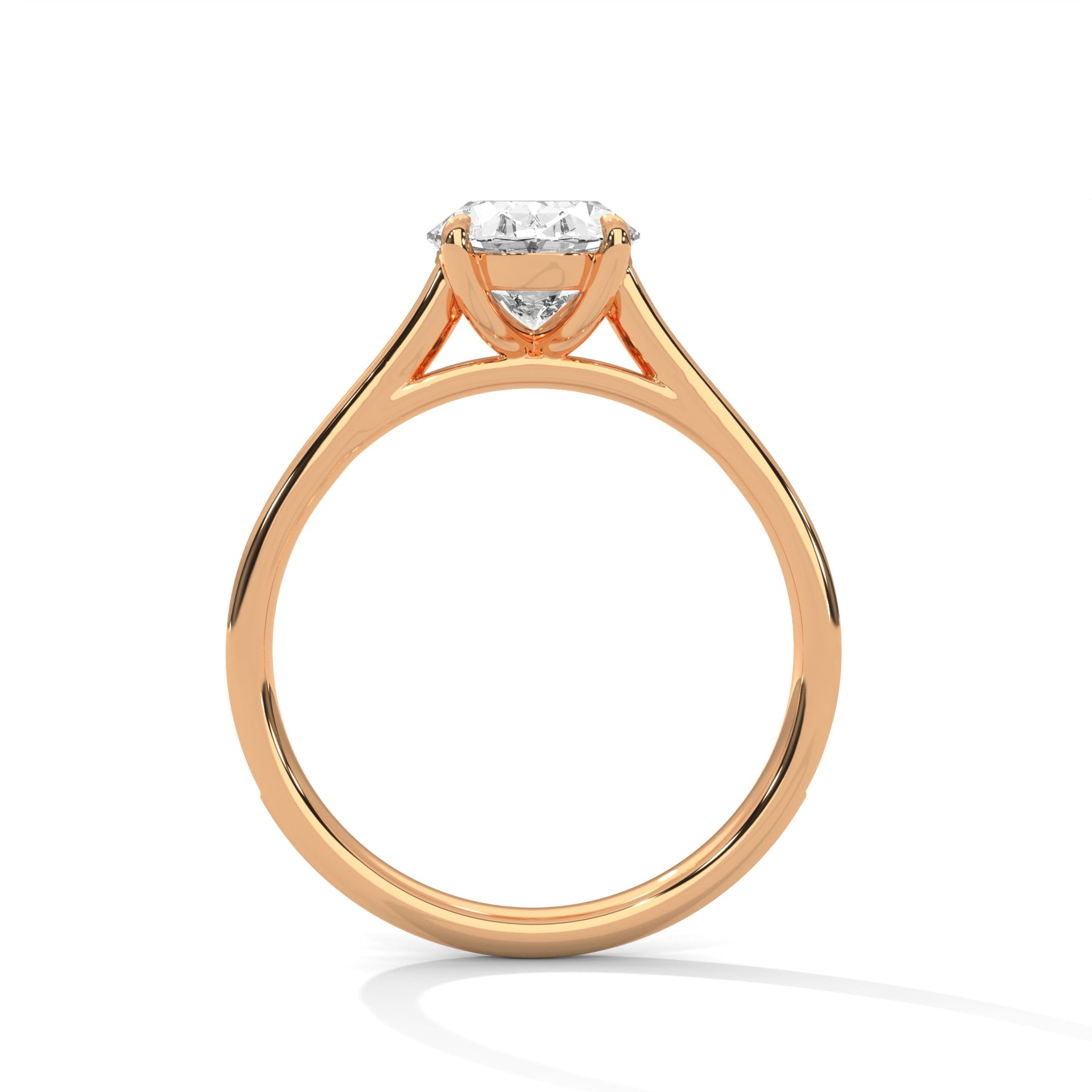 14K Rose Gold 18K Rose Gold Oval