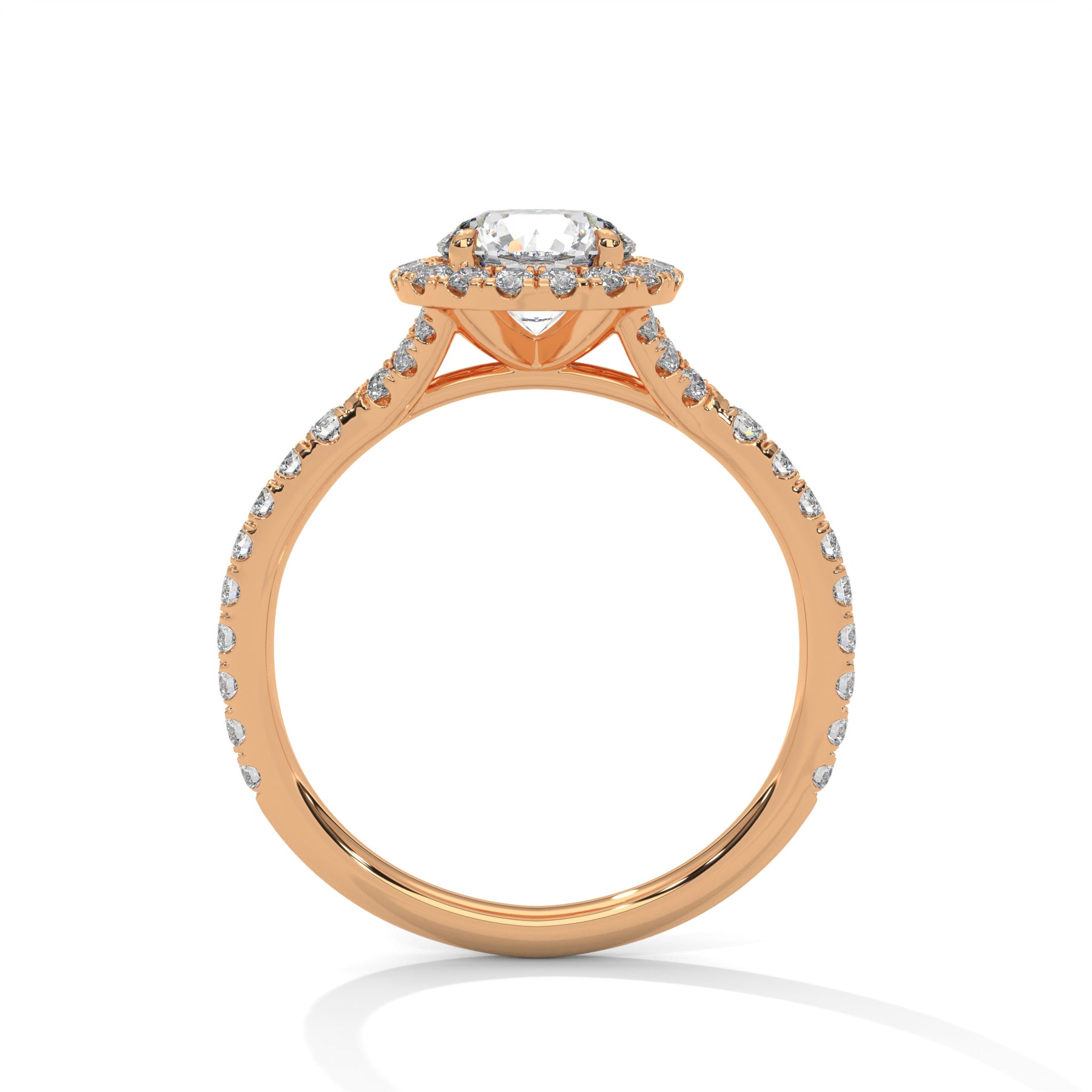 14K Rose Gold 18K Rose Gold Round