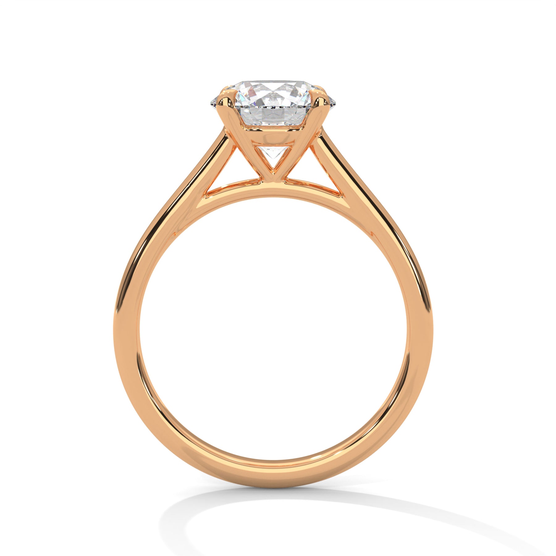 14K Rose Gold 18K Rose Gold Round